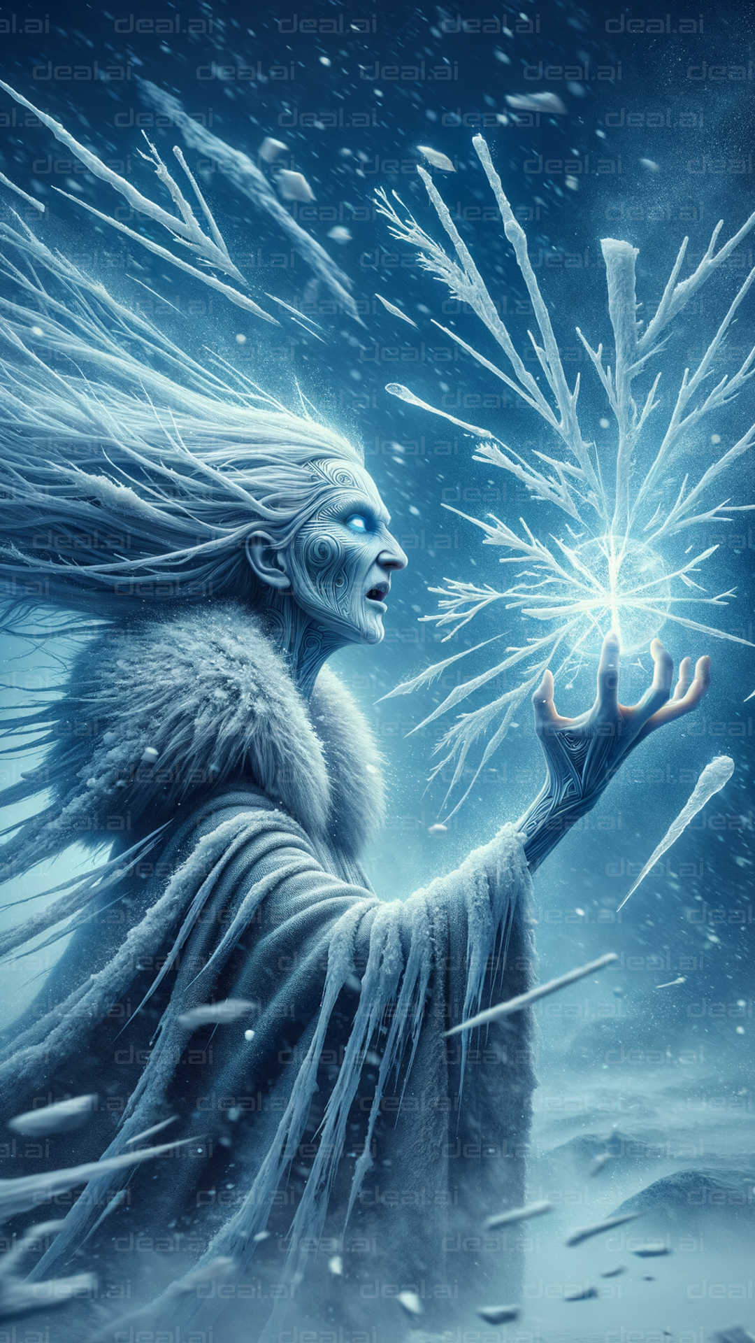 "Enchantress of Frost and Ice Magic"