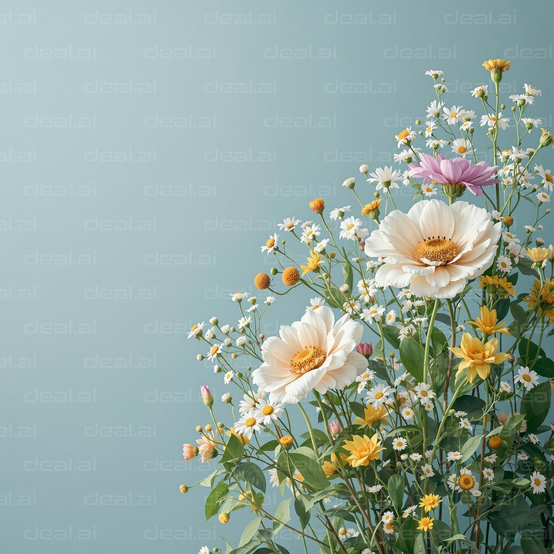 "Vibrant Floral Bouquet Elegance"