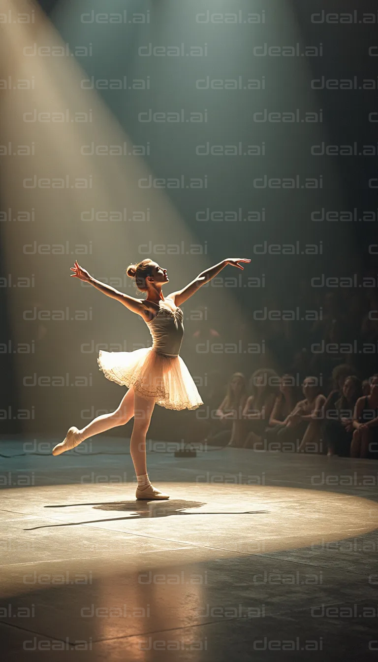 "Ballet Dancer in Spotlight"