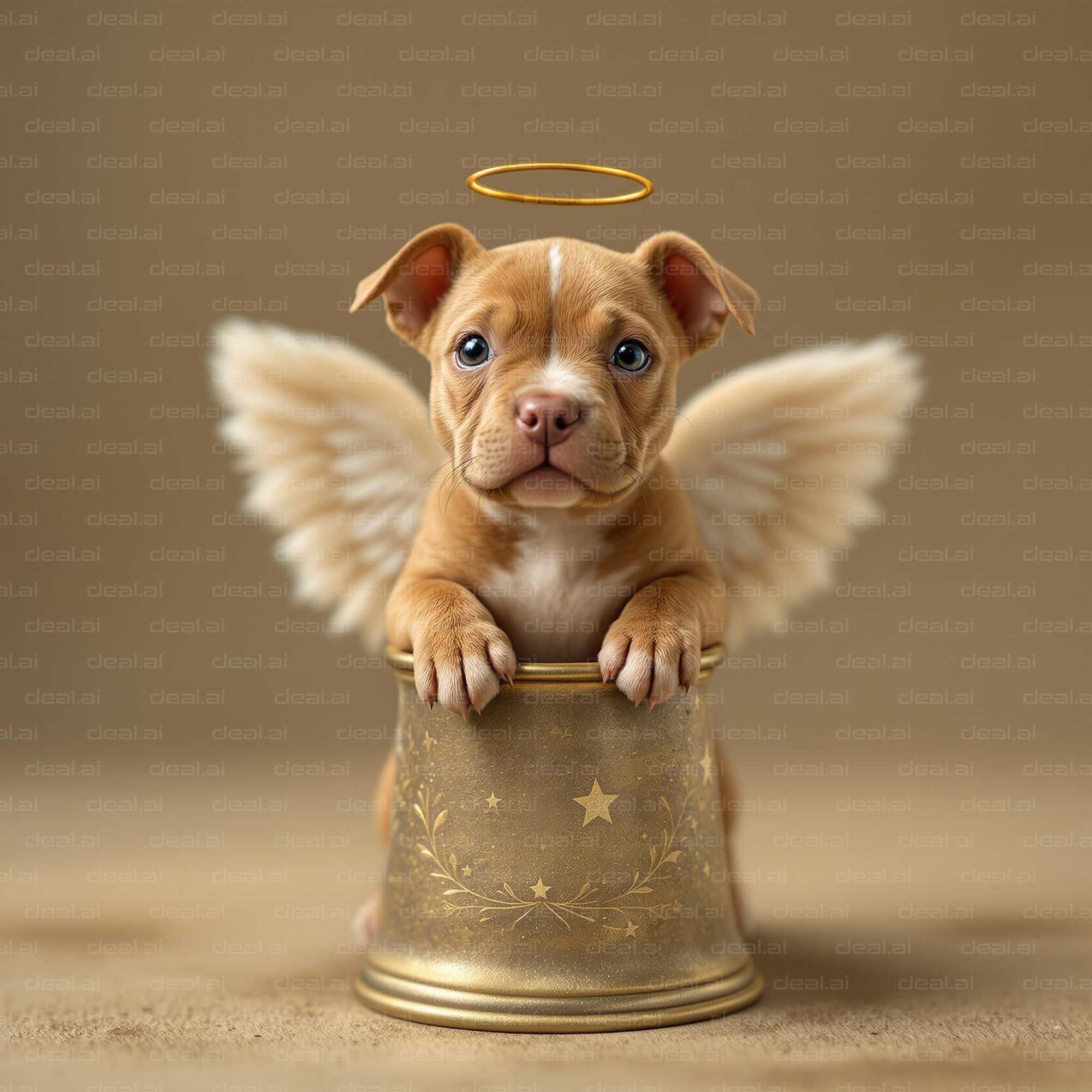 "Puppy Angel in a Cup"