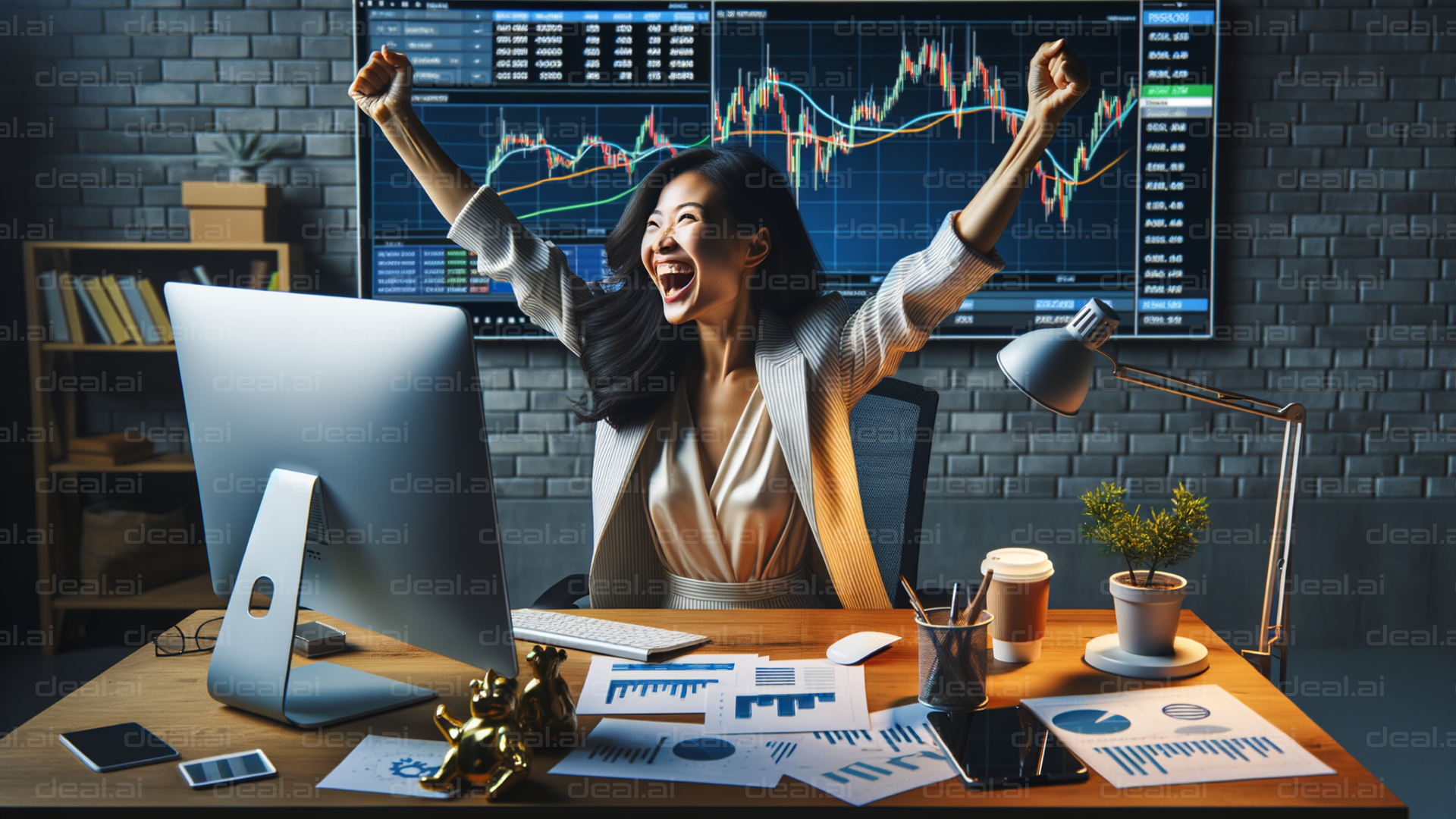 Euphoric Stock Market Victory