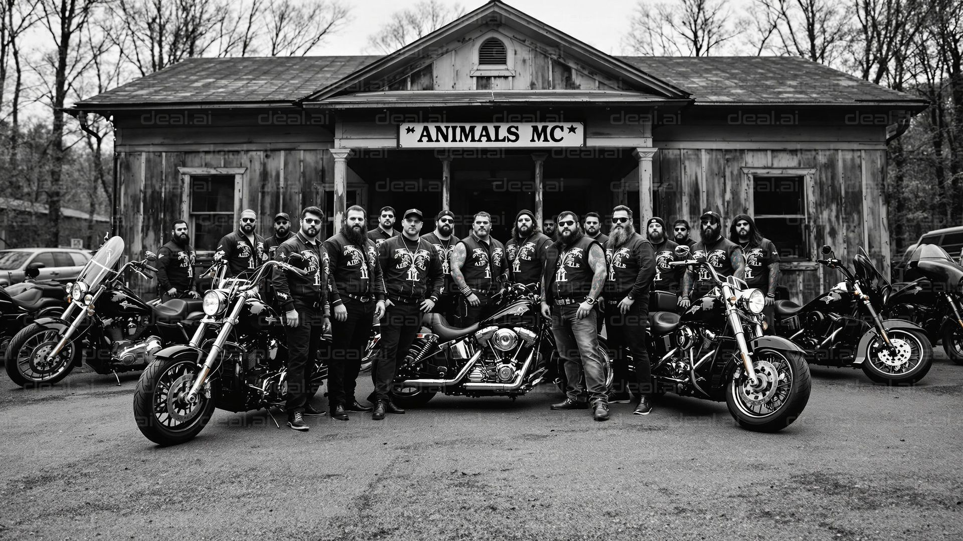 Motorcycle Club Gathering