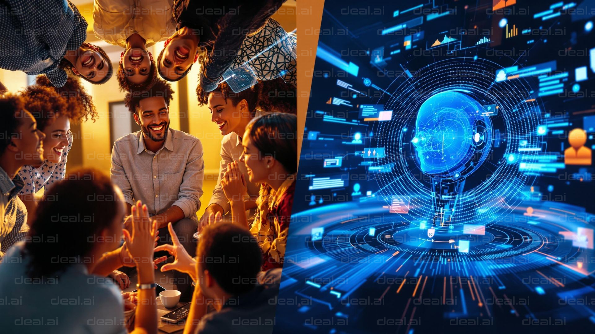 "Teamwork and AI Innovation"