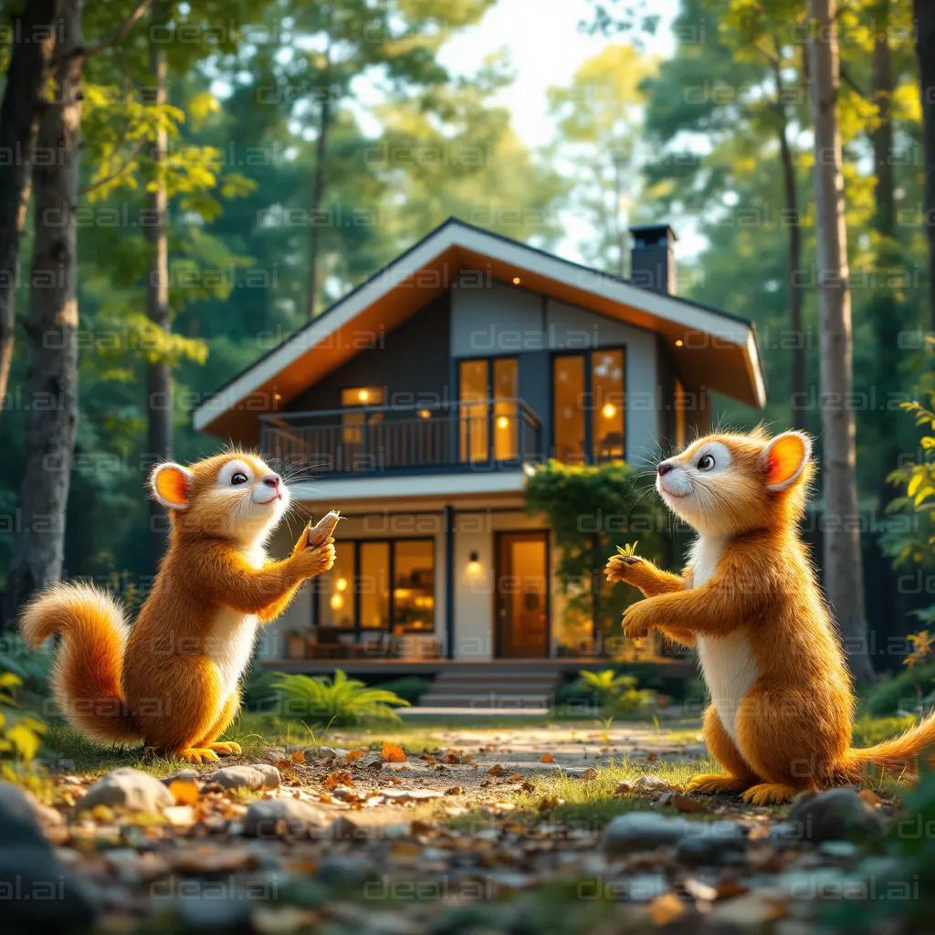 Forest Friends by Cozy Cabin