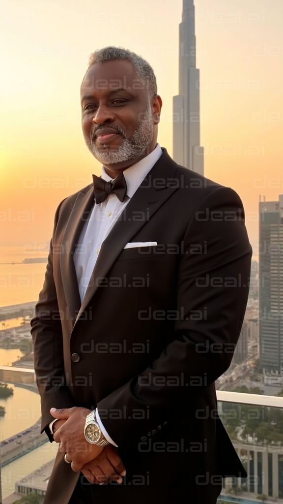 Dapper Gentleman at Sunset