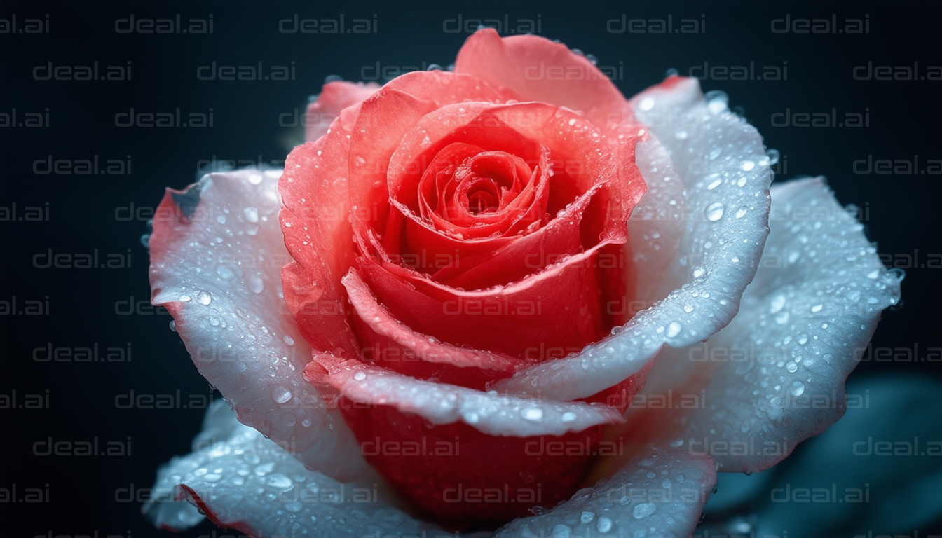 Dew-Kissed Rose Blossom