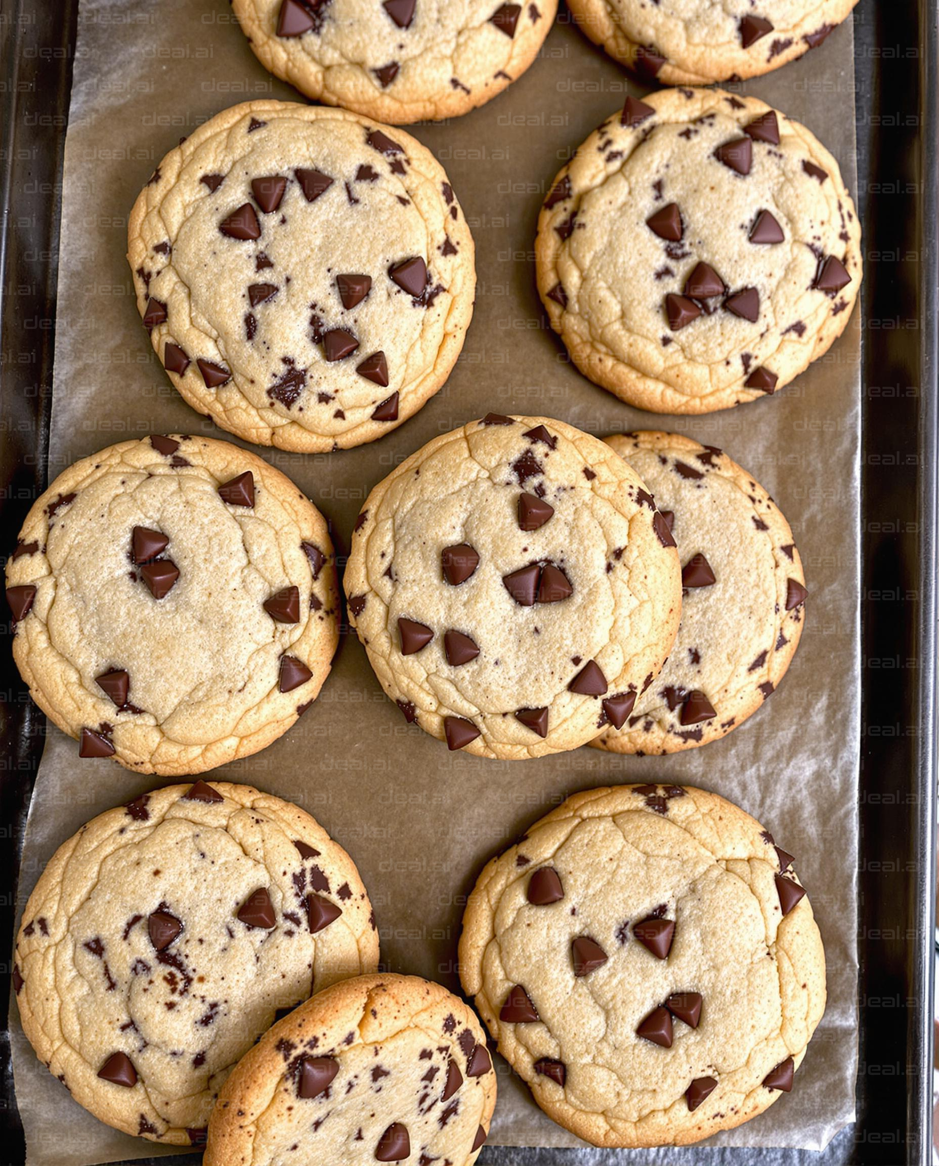 Freshly Baked Chocolate Chip Cookies