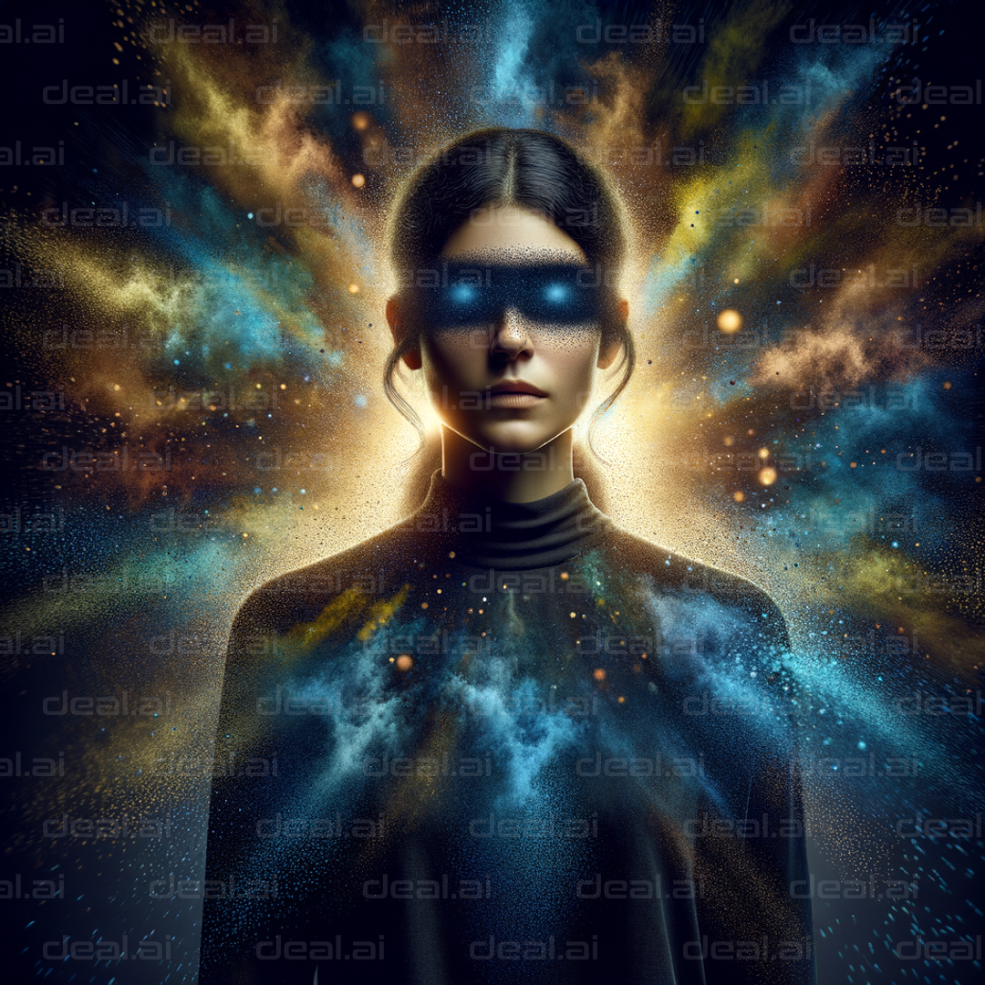 Cosmic Visionary Portrait