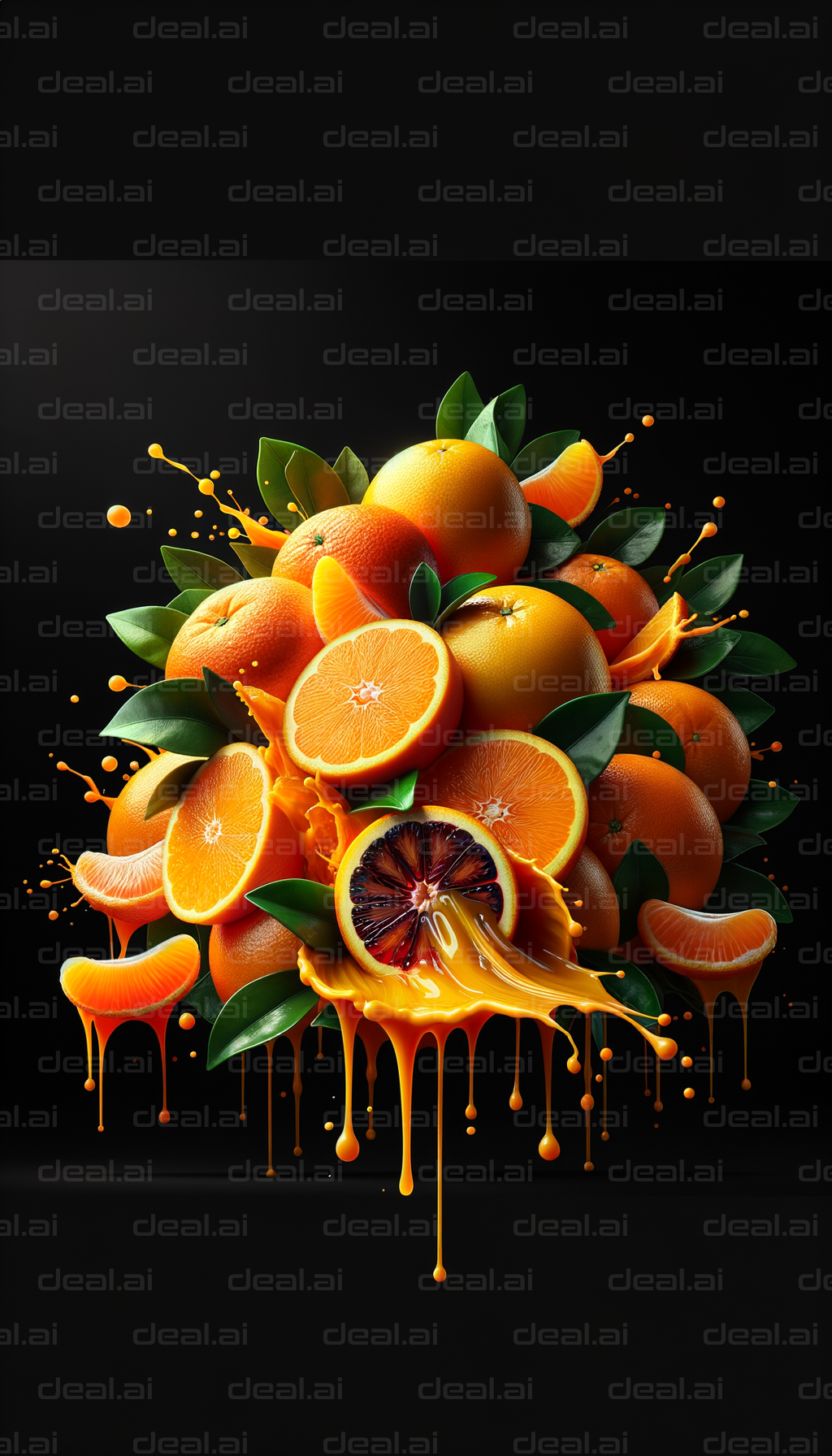 "Vibrant Citrus Explosion"