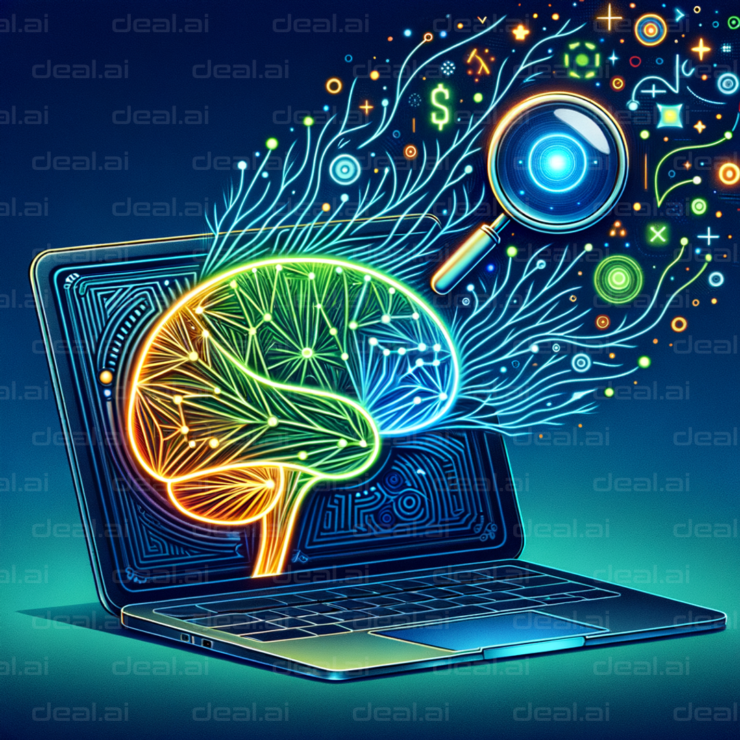 AI Brain and Laptop Connection