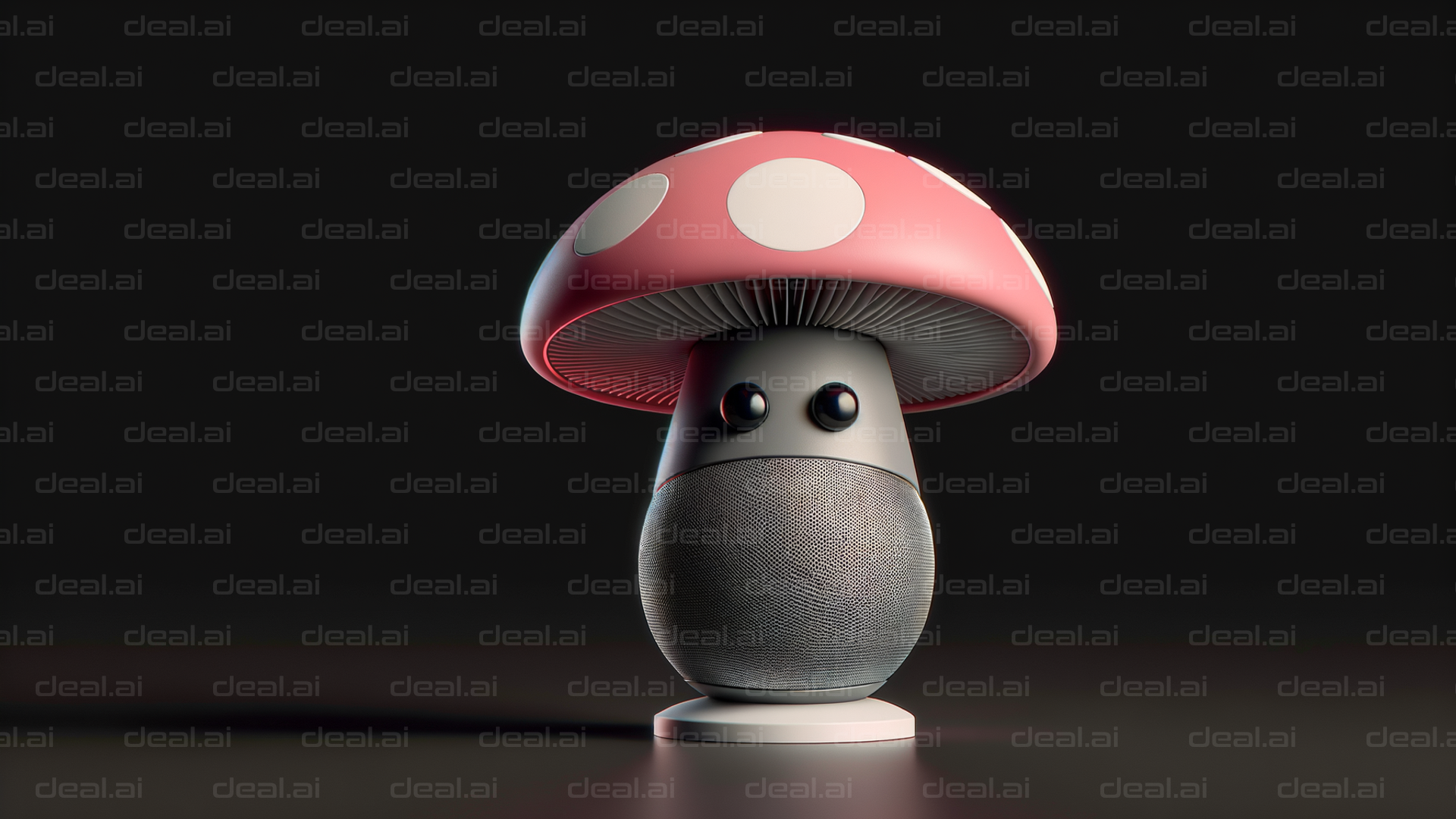 "Adorable Mushroom-Inspired Robot"