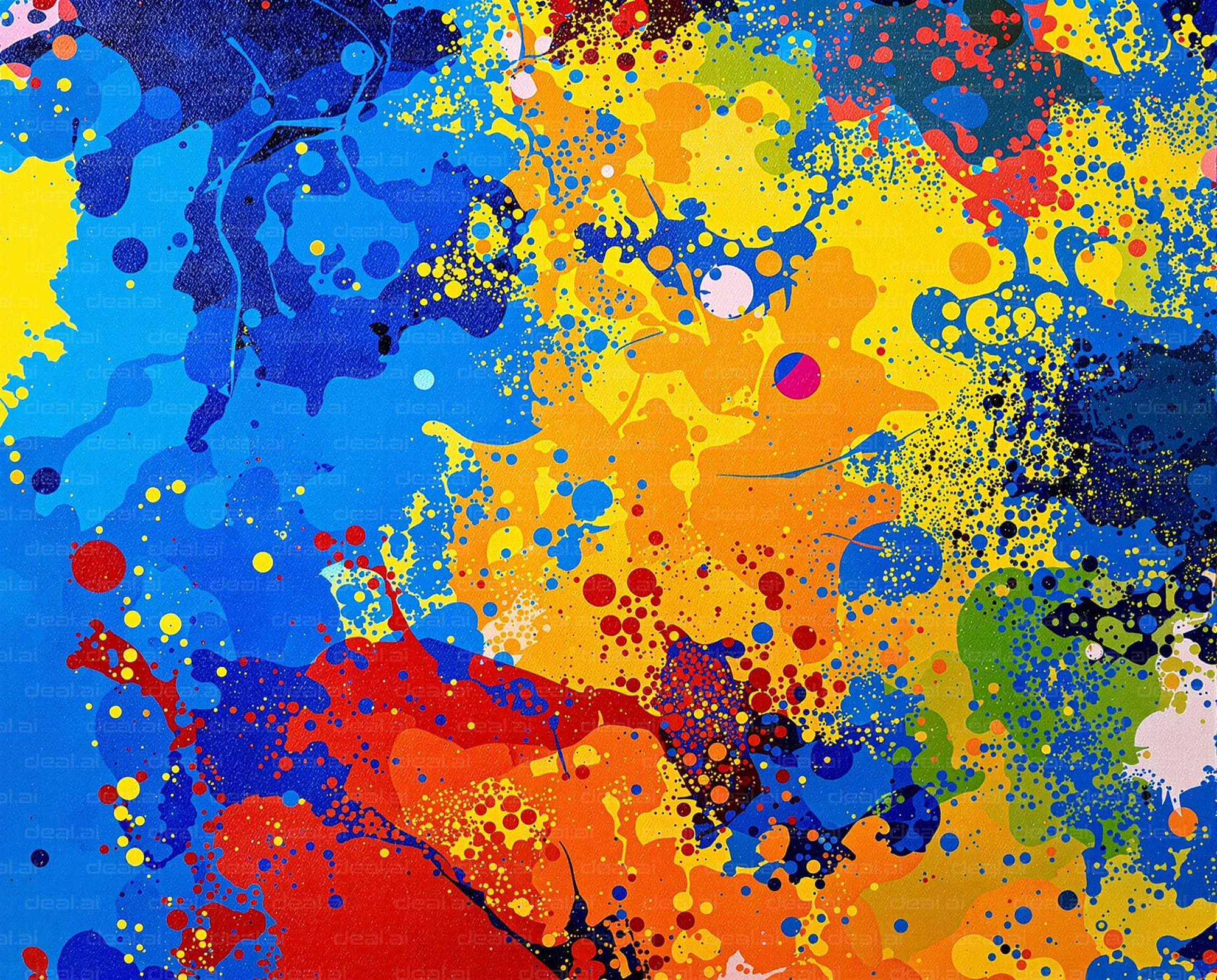 Colorful Abstract Splash Art