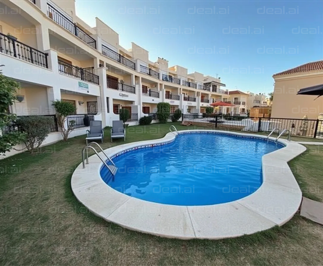 Modern Apartment Complex with Pool