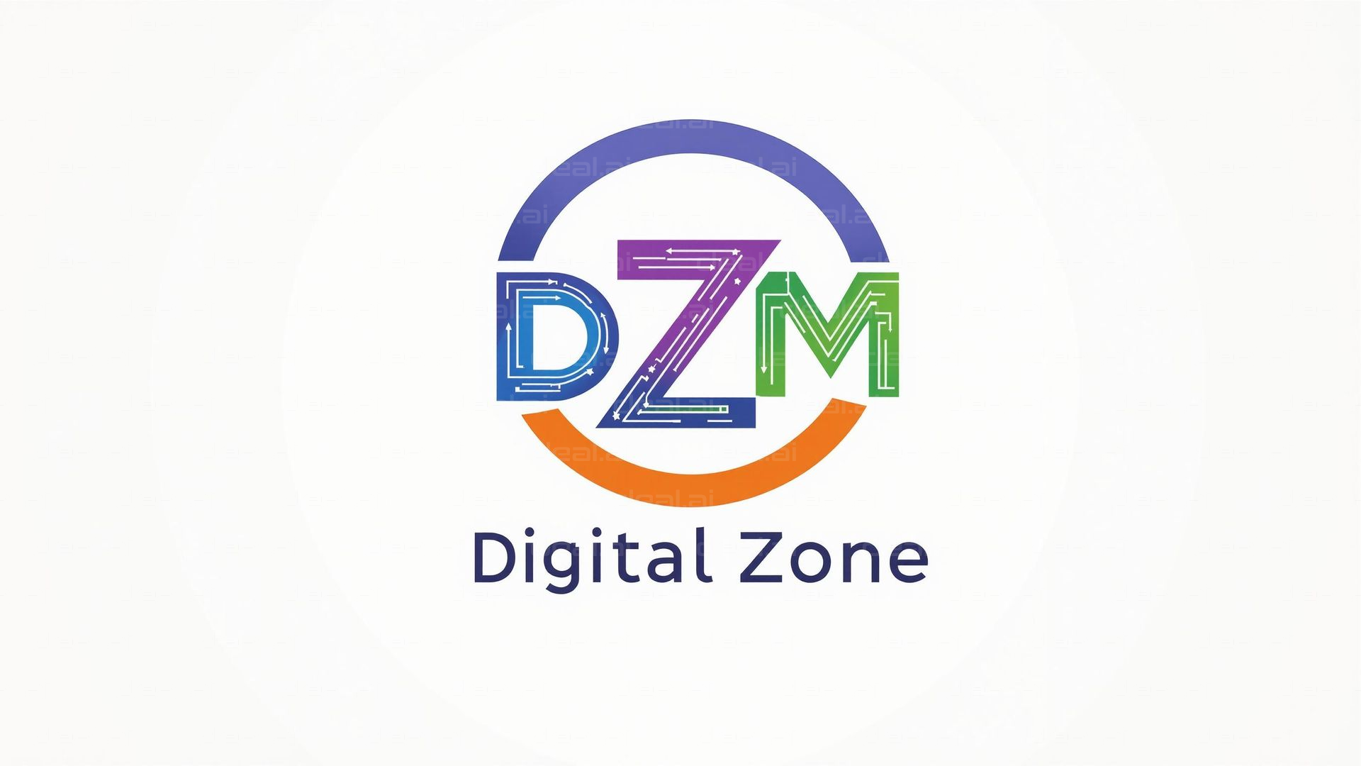 "Digital Zone Logo Design"
