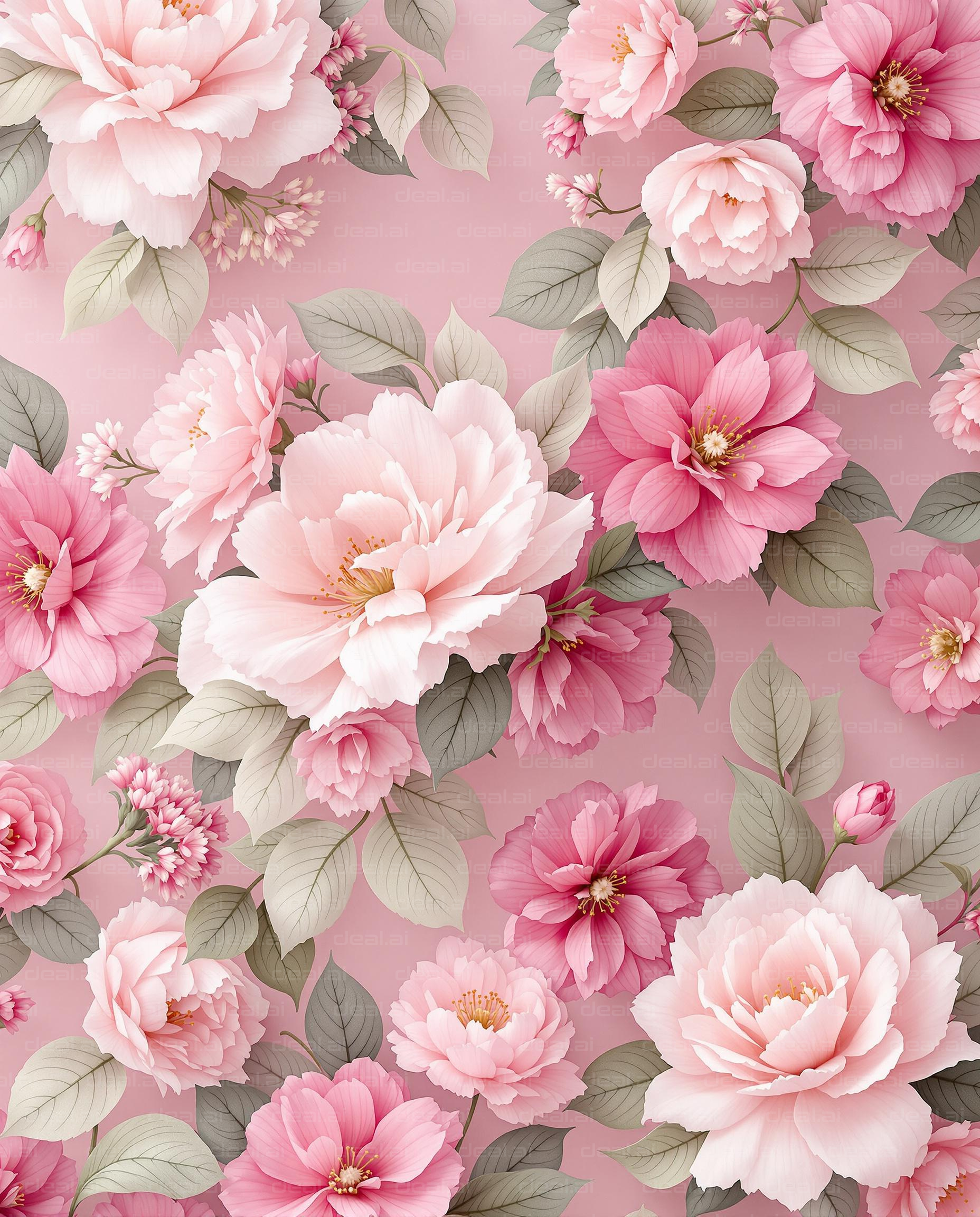 "Blush Petals Harmony"