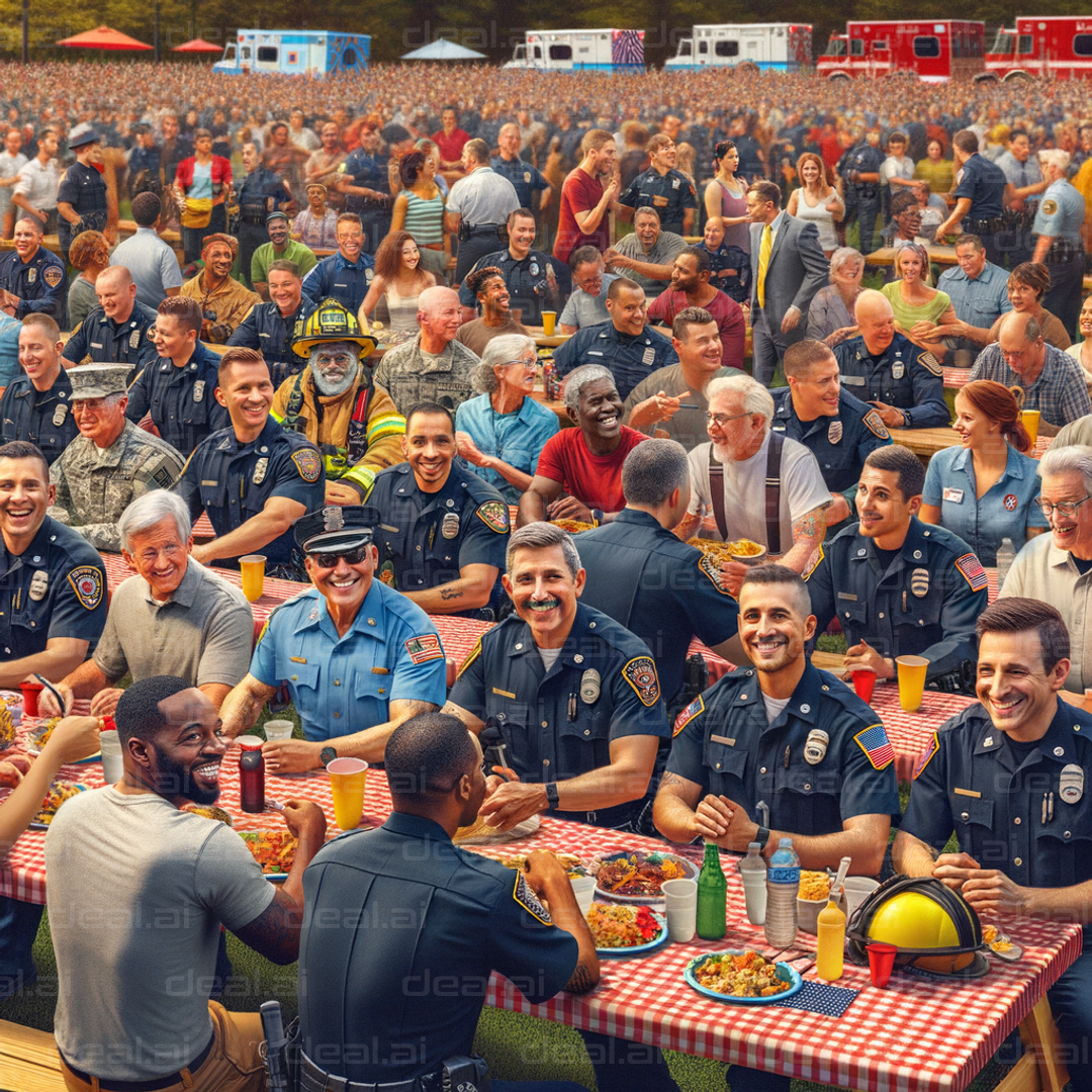 "Community BBQ with Local Heroes"