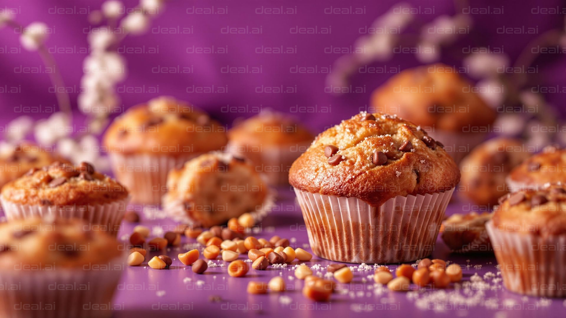 "Muffins with Chocolate Chips"