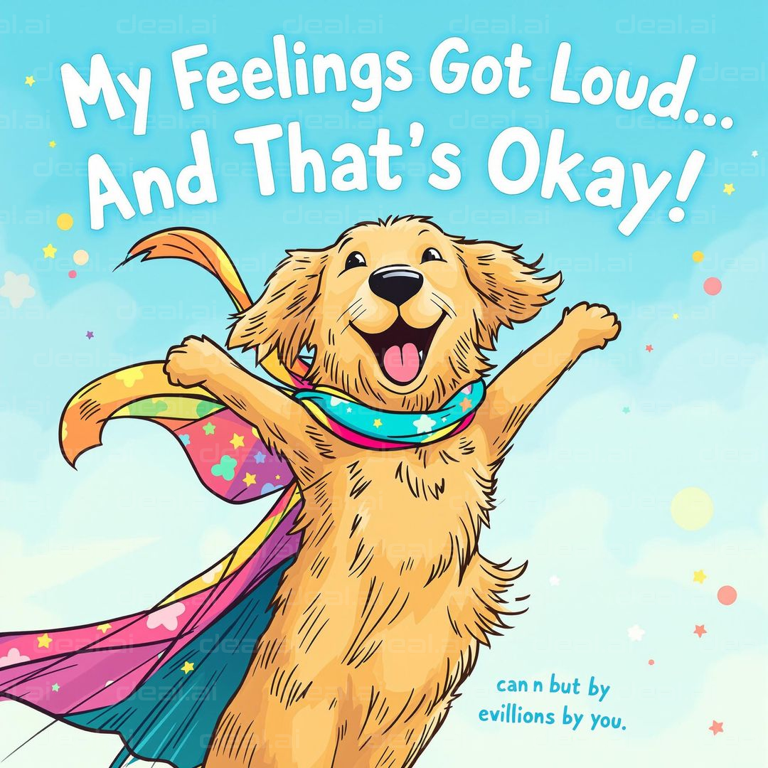 Happy Puppy Embraces Emotions