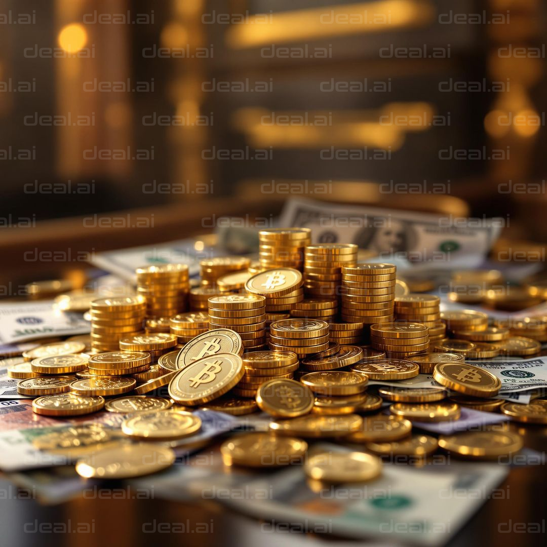 "Digital Riches: Bitcoin and Cash"