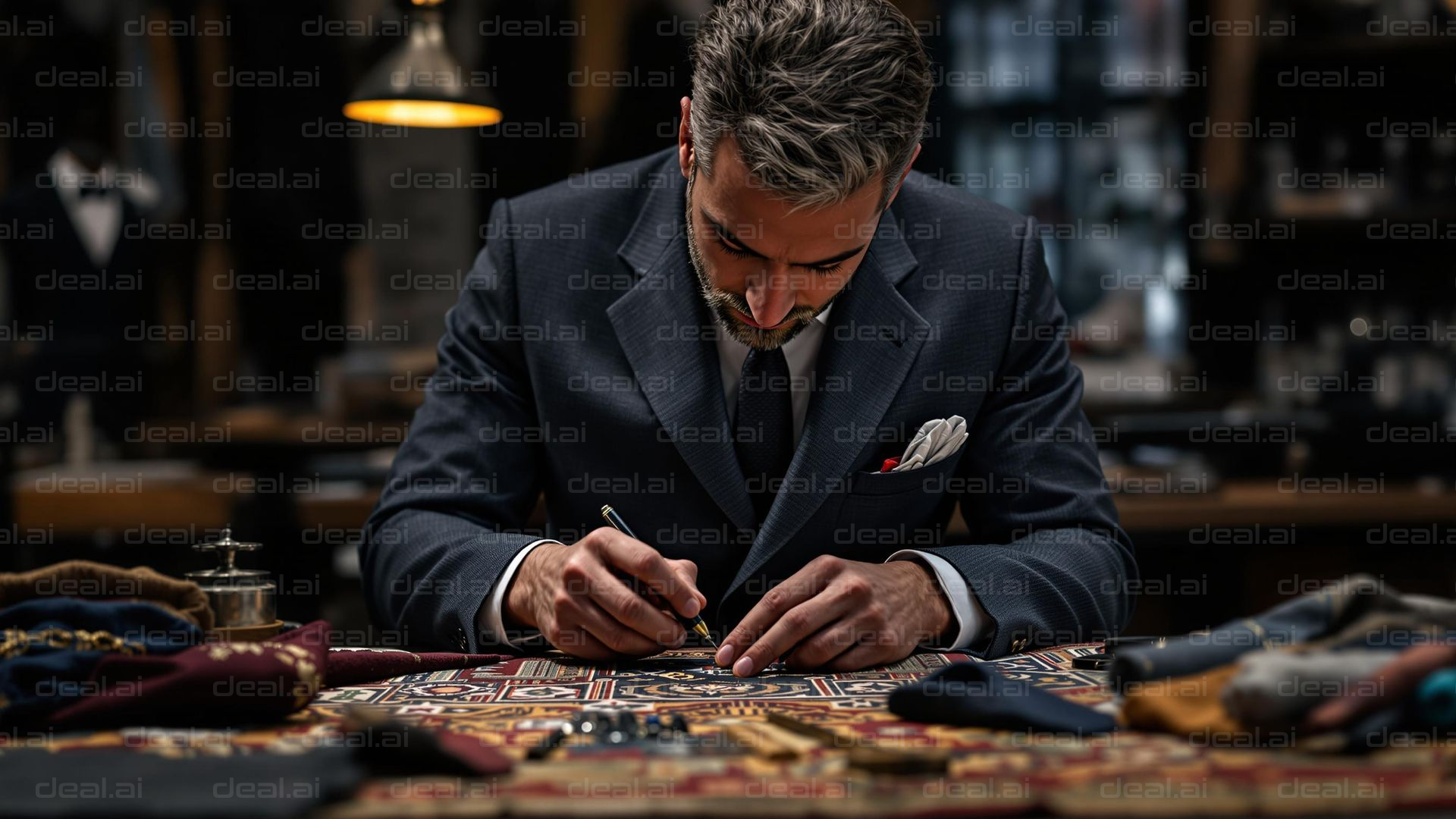 Tailor's Craftsmanship at Work