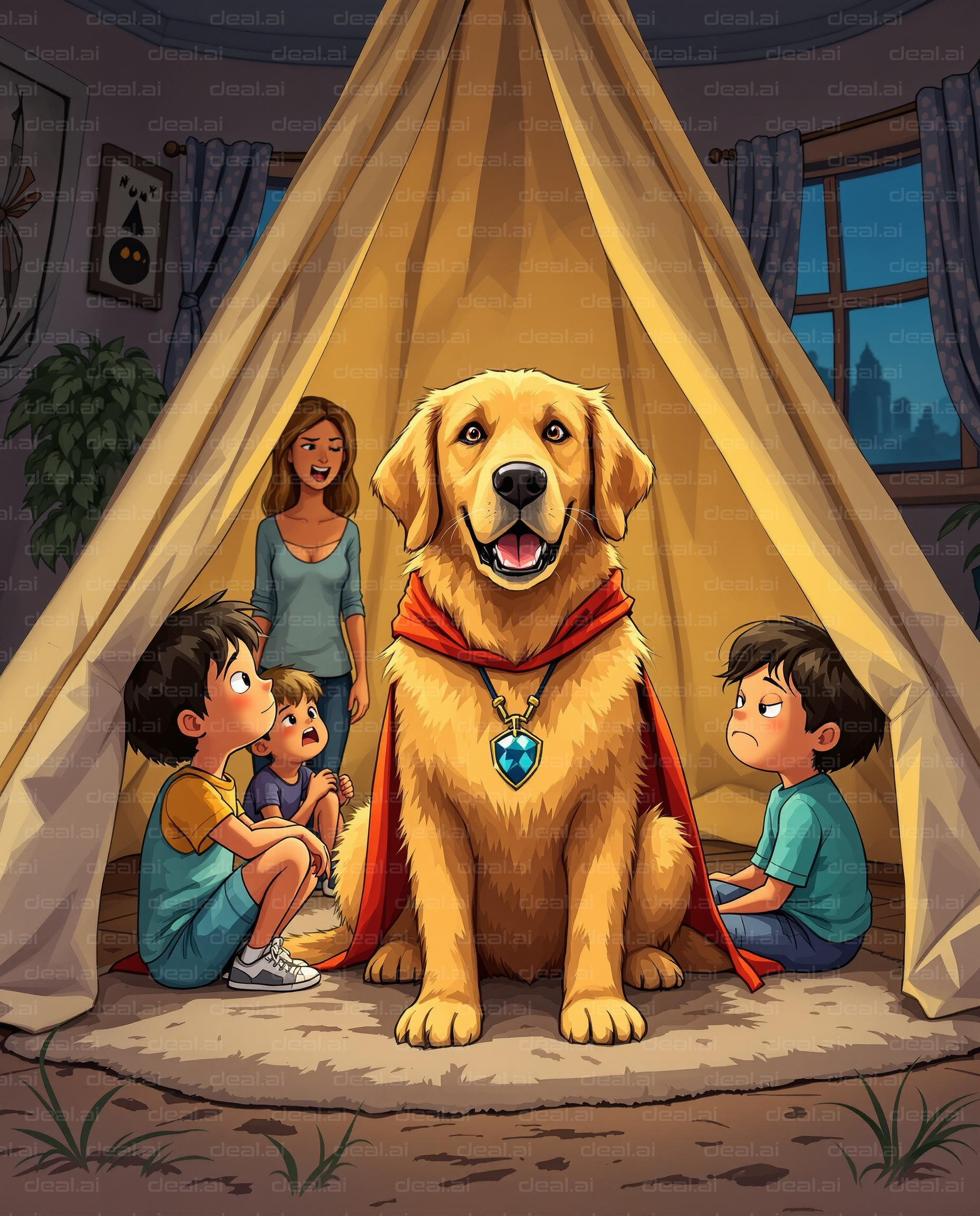 Super Dog's Secret Hideout Adventure