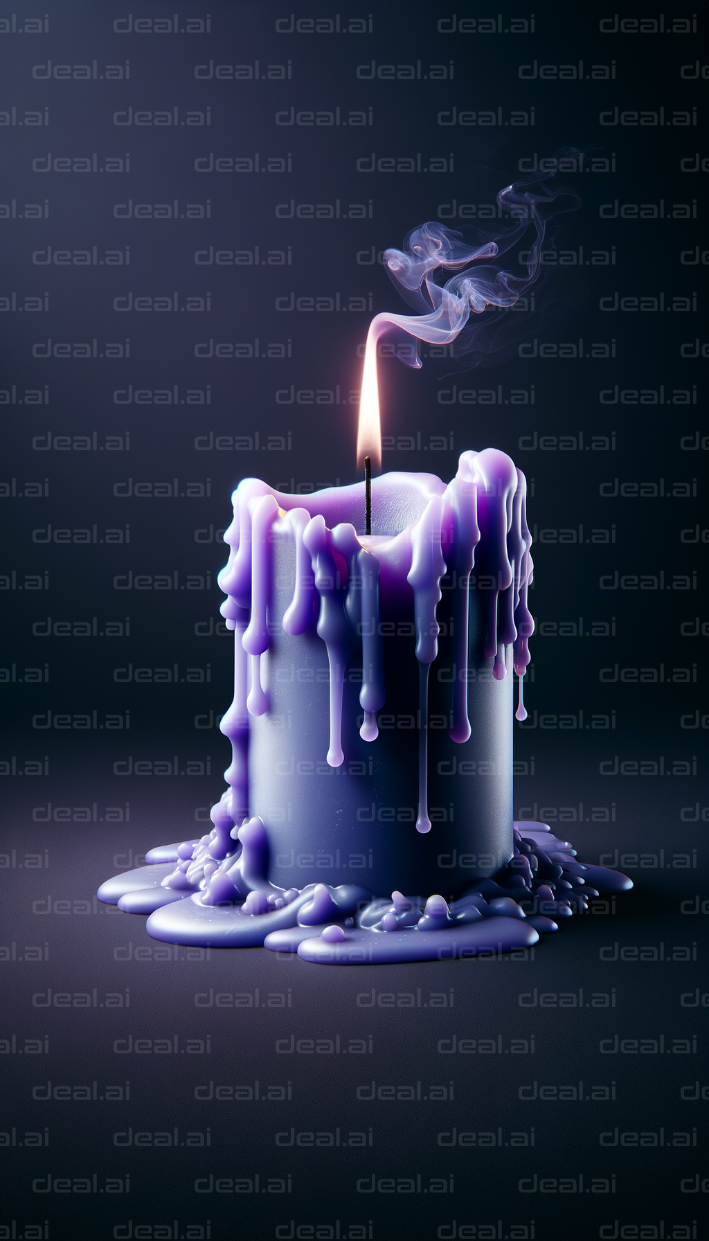 Melting Lavender Candle