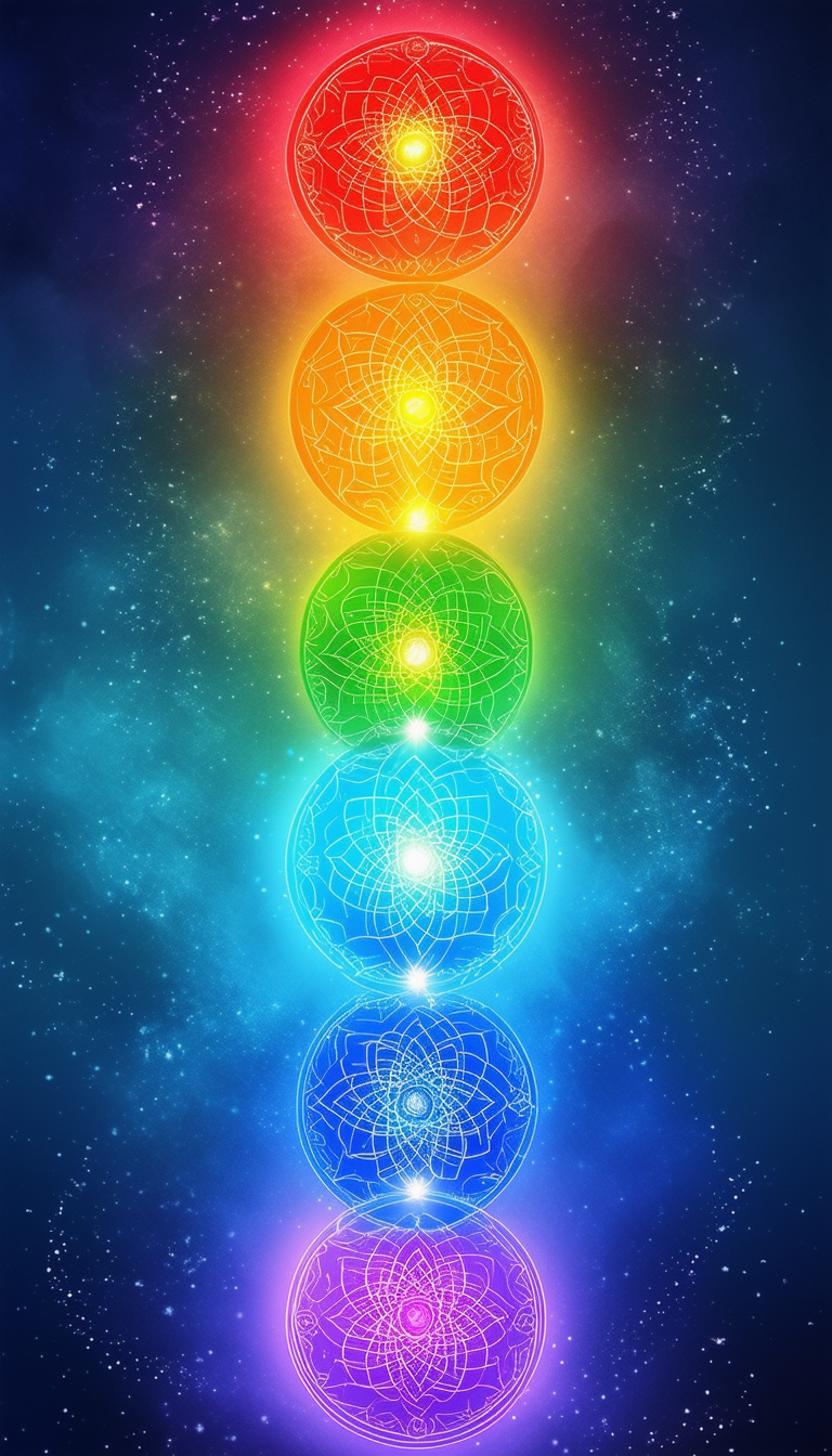 "Colorful Chakra Energy Alignment"