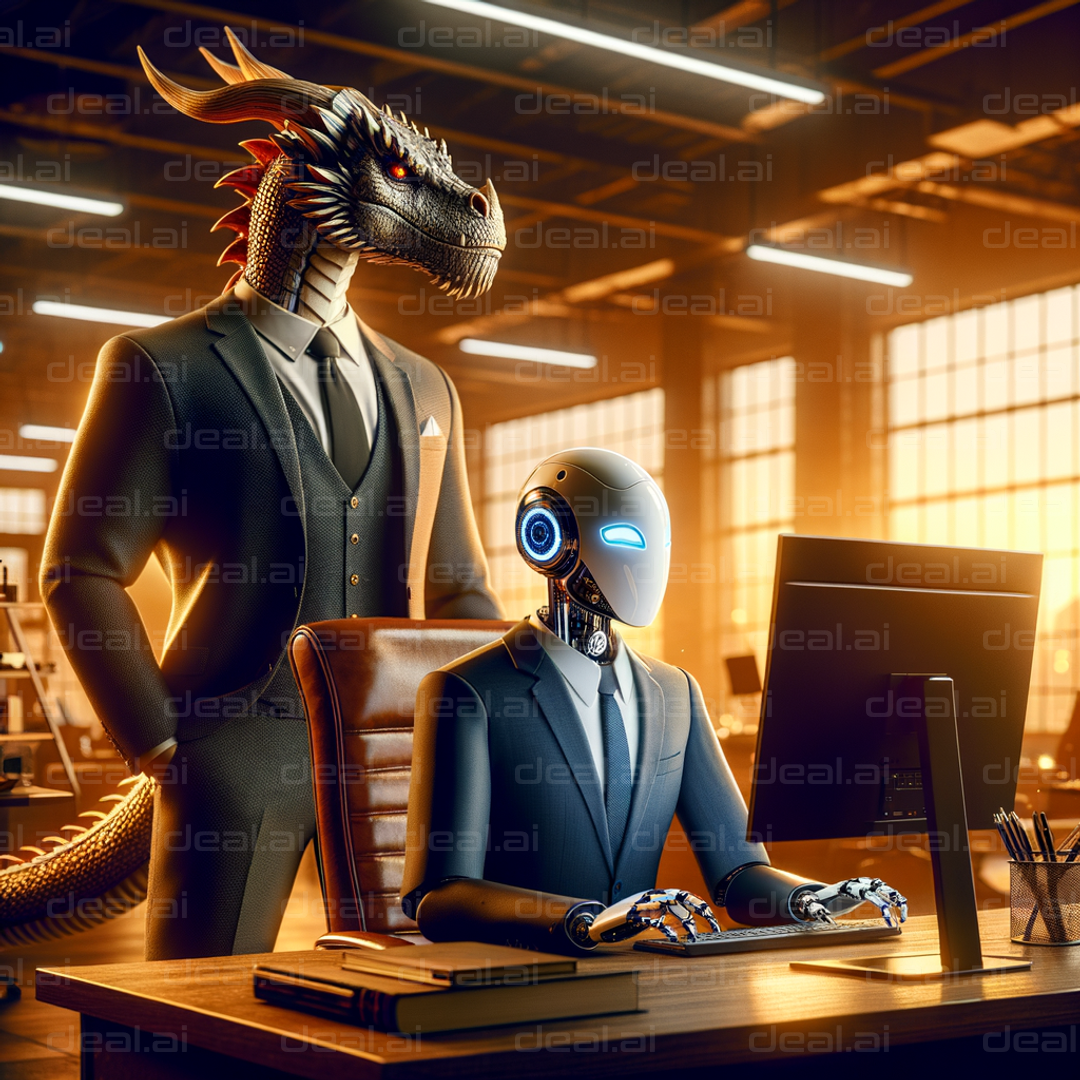 Dragon and Robot in the Office