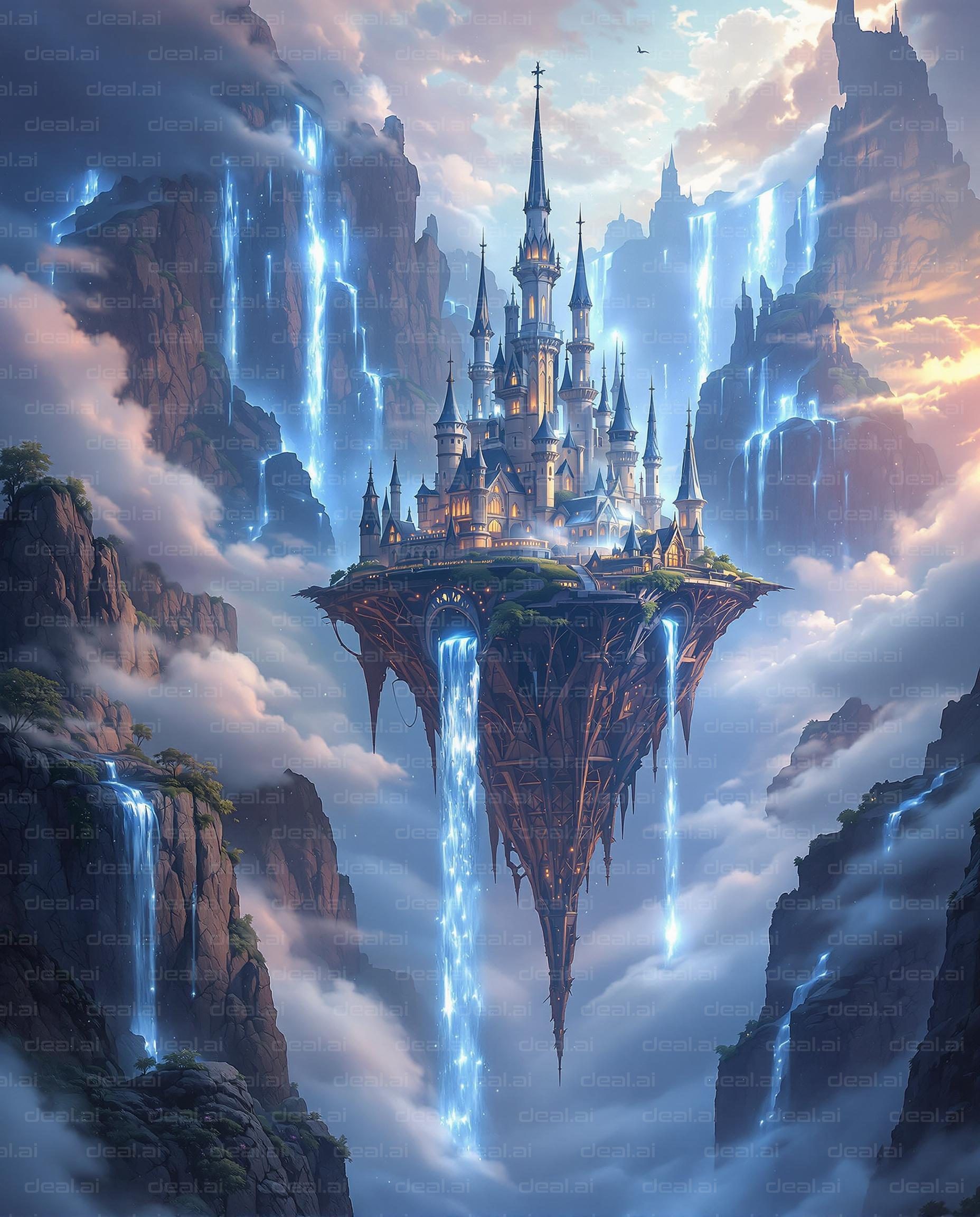 "Floating Castle in the Clouds"