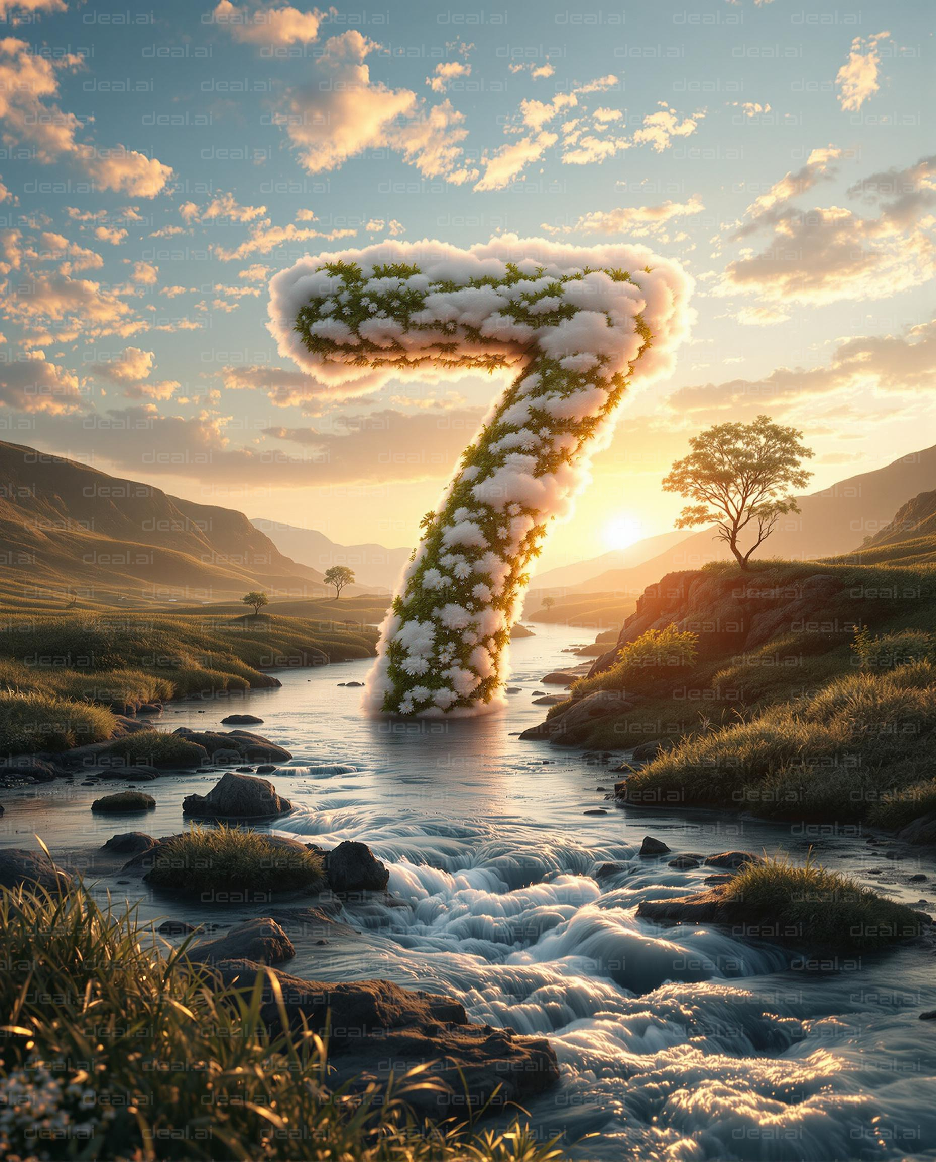 Nature's Number Seven at Sunrise