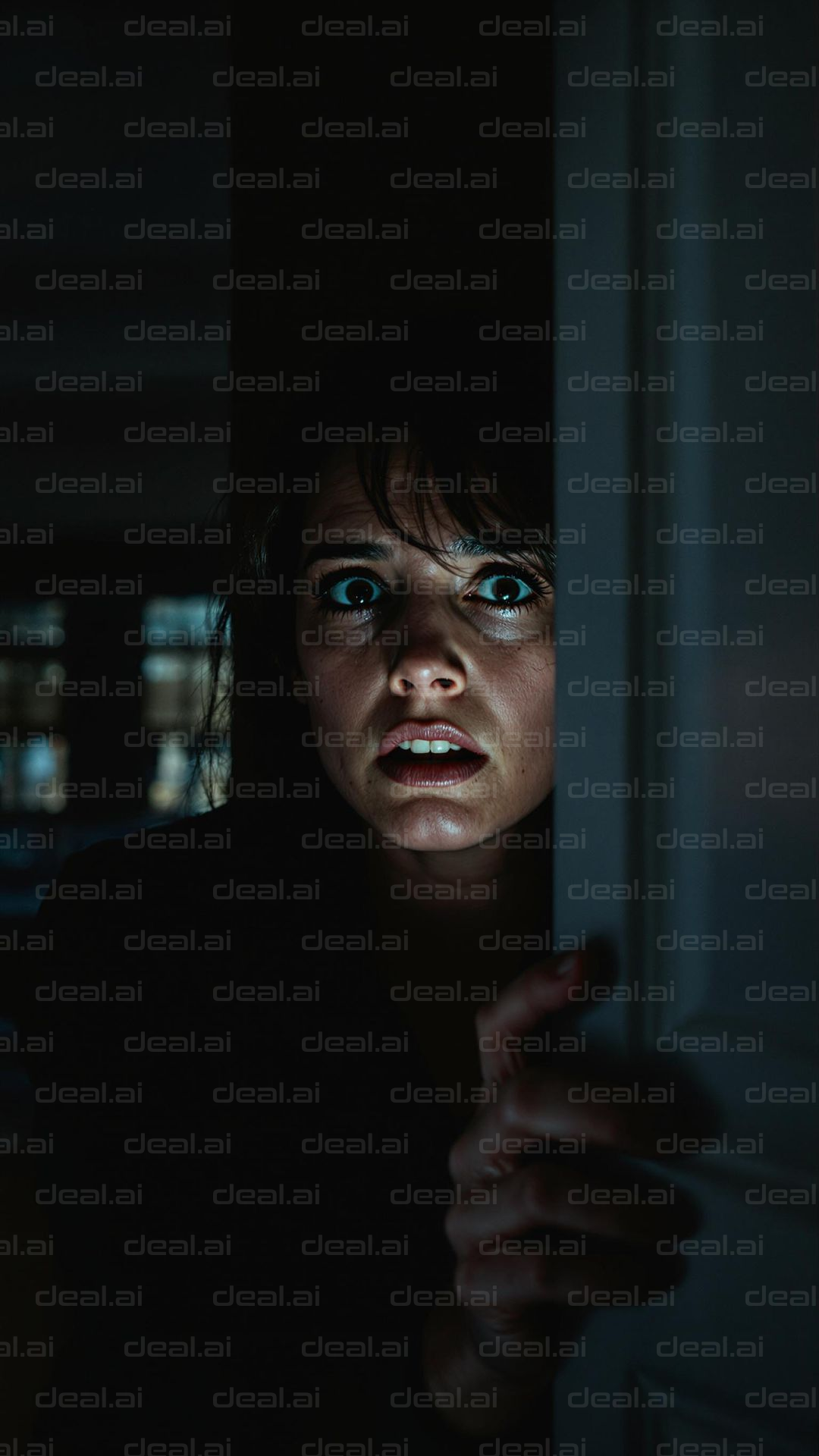 Fearful Gaze in the Shadows