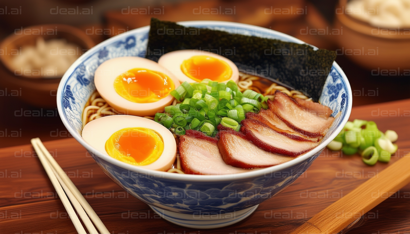 Delicious Bowl of Japanese Ramen