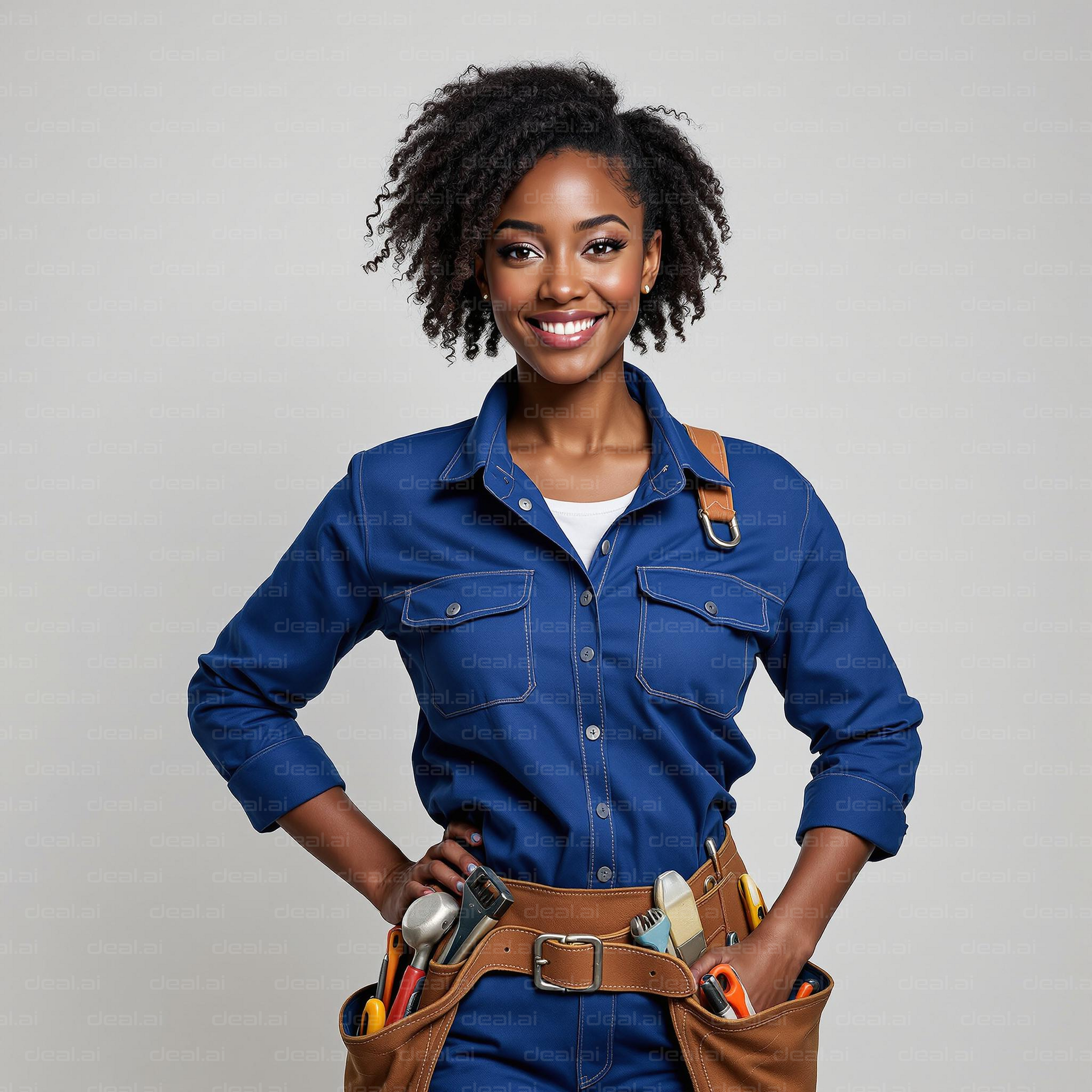 "Confident Handywoman"