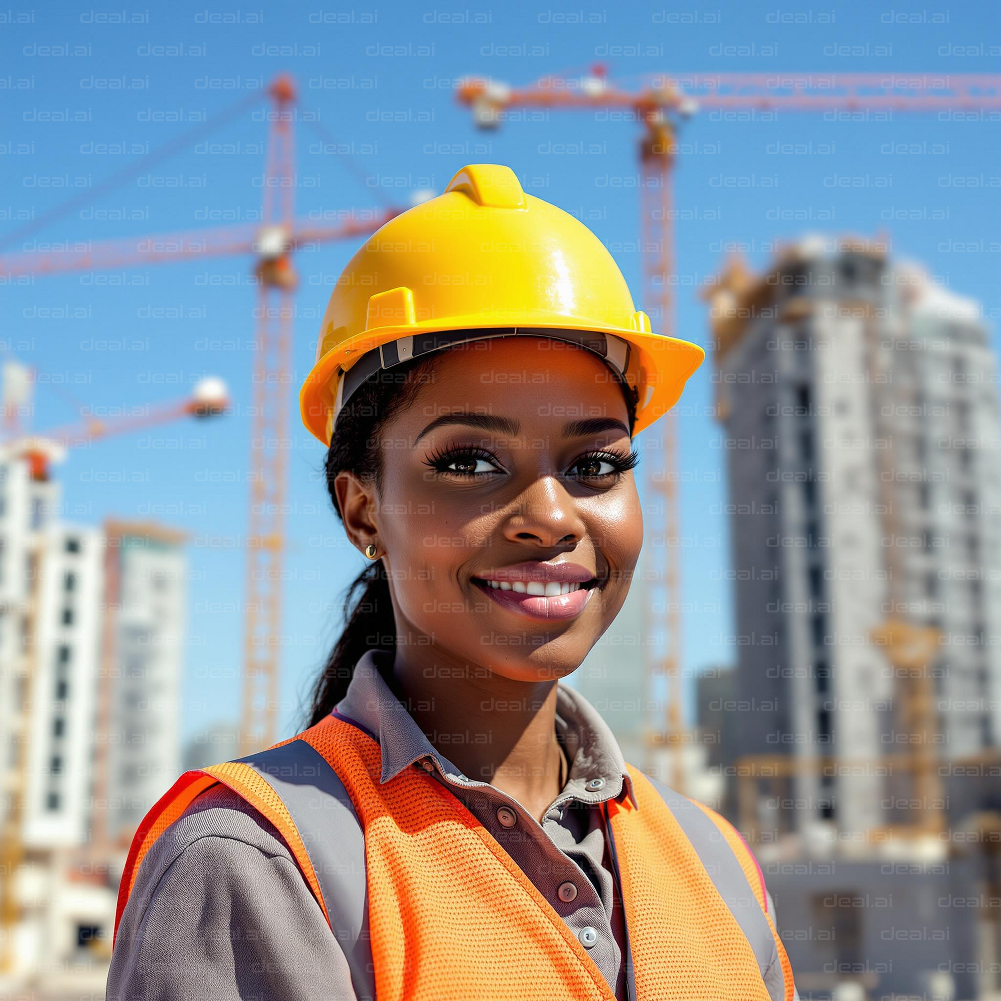 Engineer at Construction Site