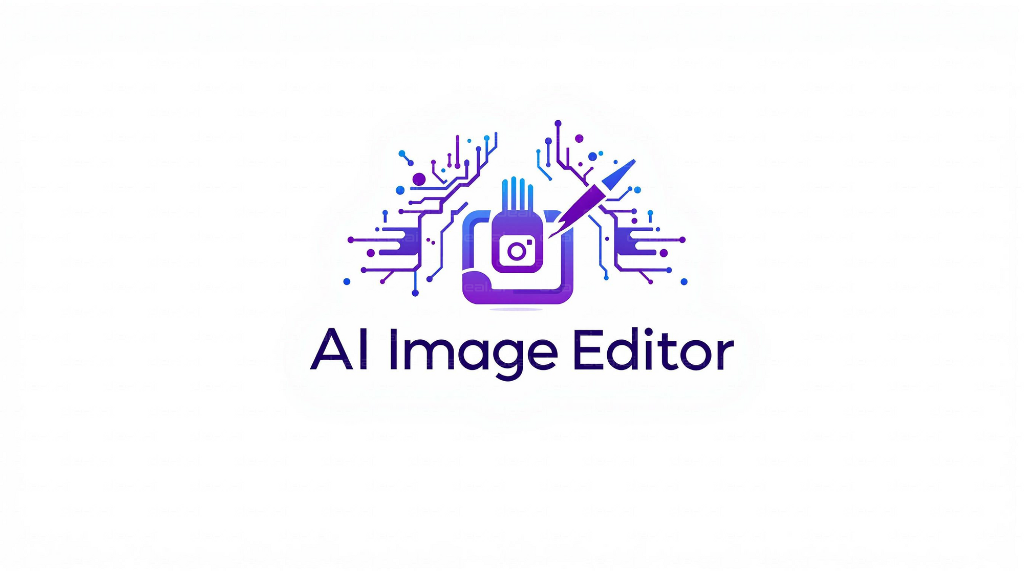 AI Image Editor Logo Design