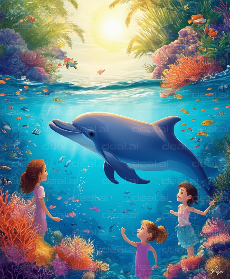 "Magical Underwater Dolphin Encounter"