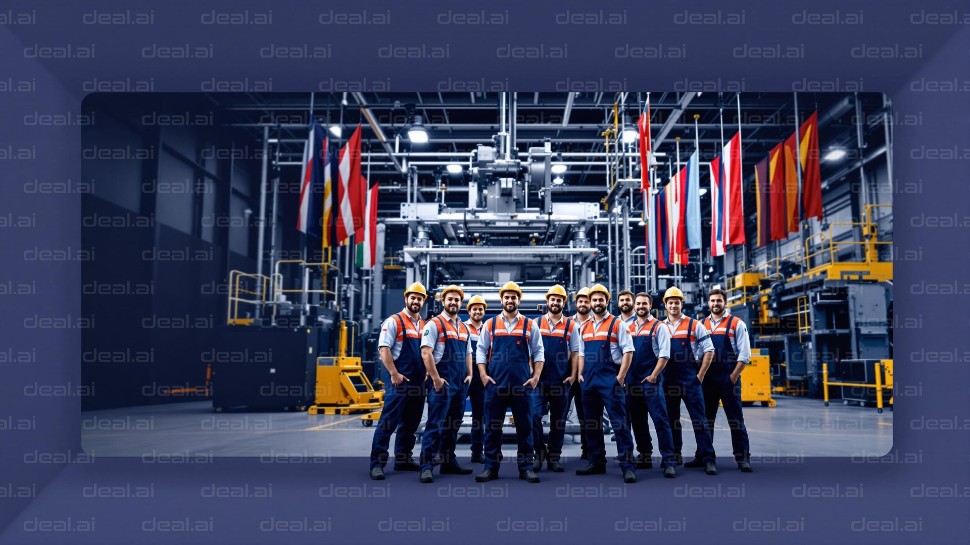 Factory Team in Uniformed Solidarity