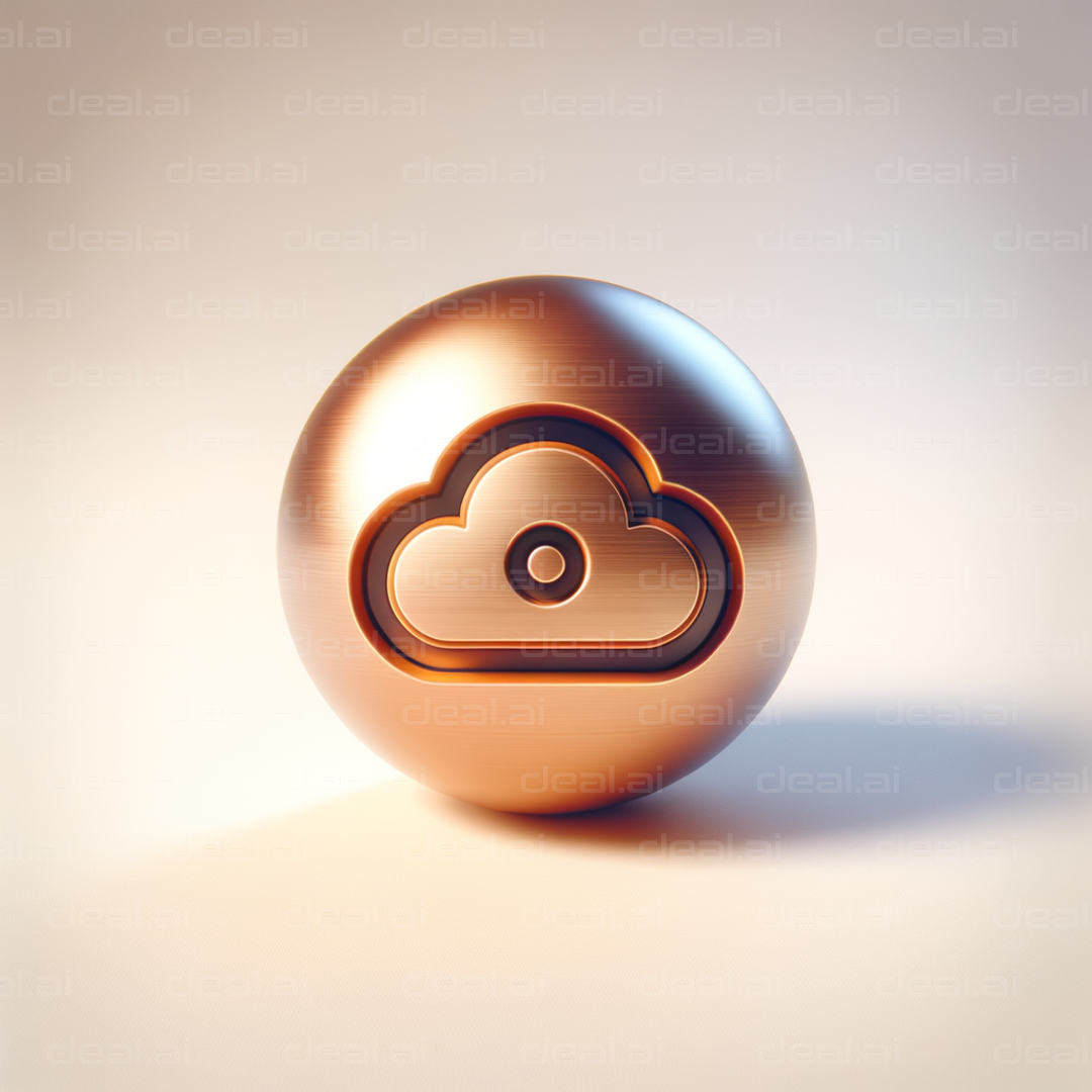 "Copper Cloud Icon"
