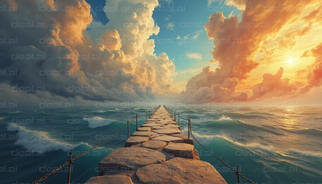 "Pathway to Tranquil Skies"
