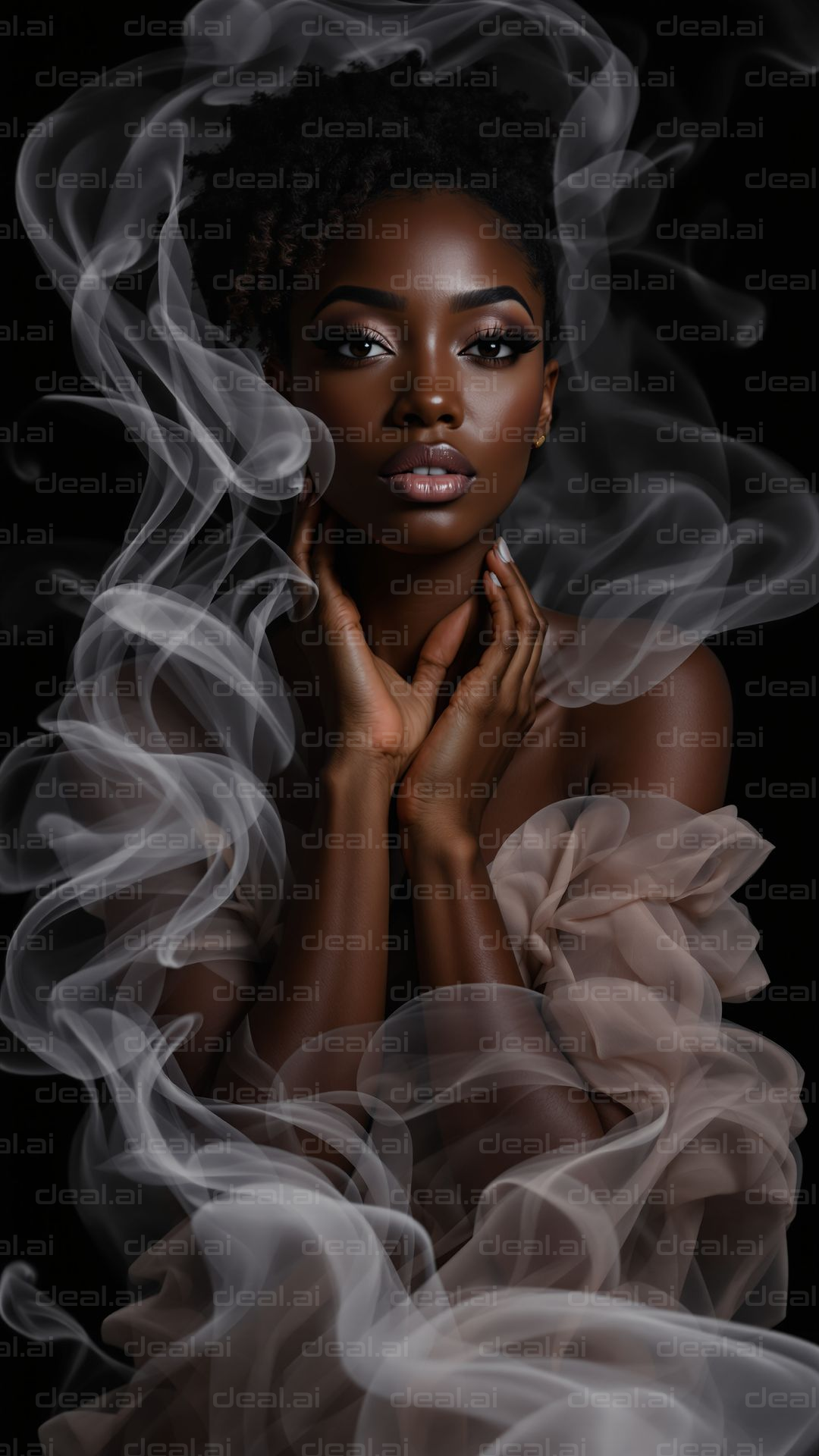 Elegance Engulfed in Smoke