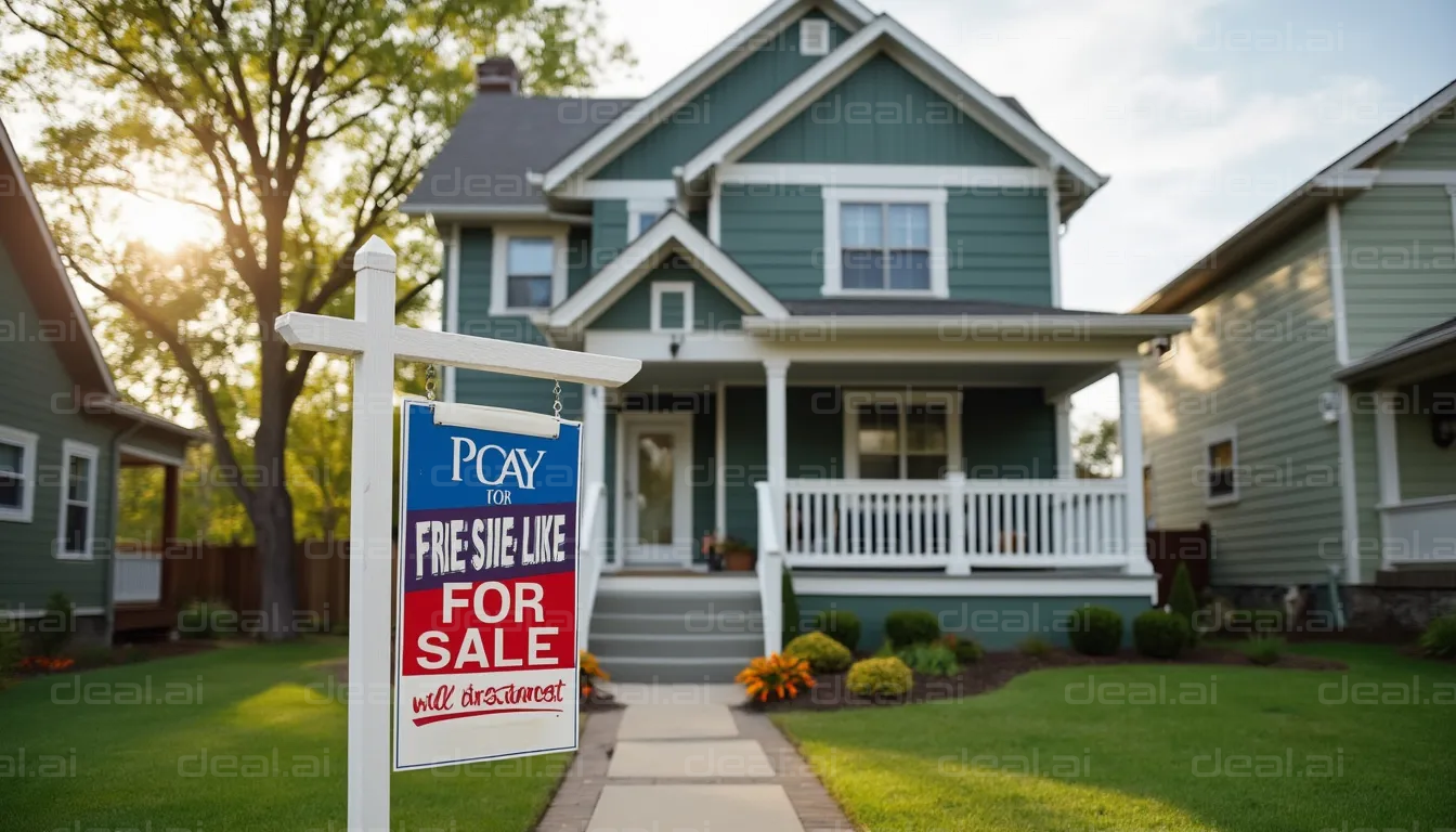 Charming Green House for Sale