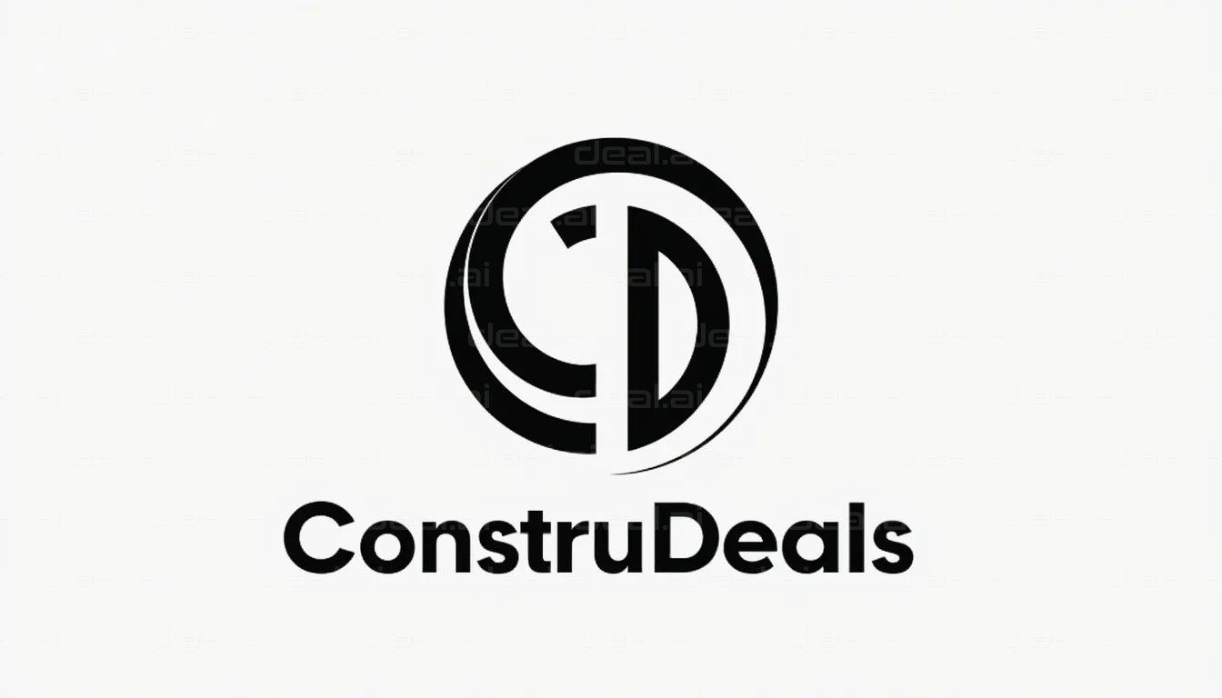ConstruDeals Logo Design