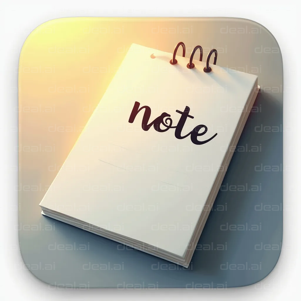 "Spiral Notepad Icon"