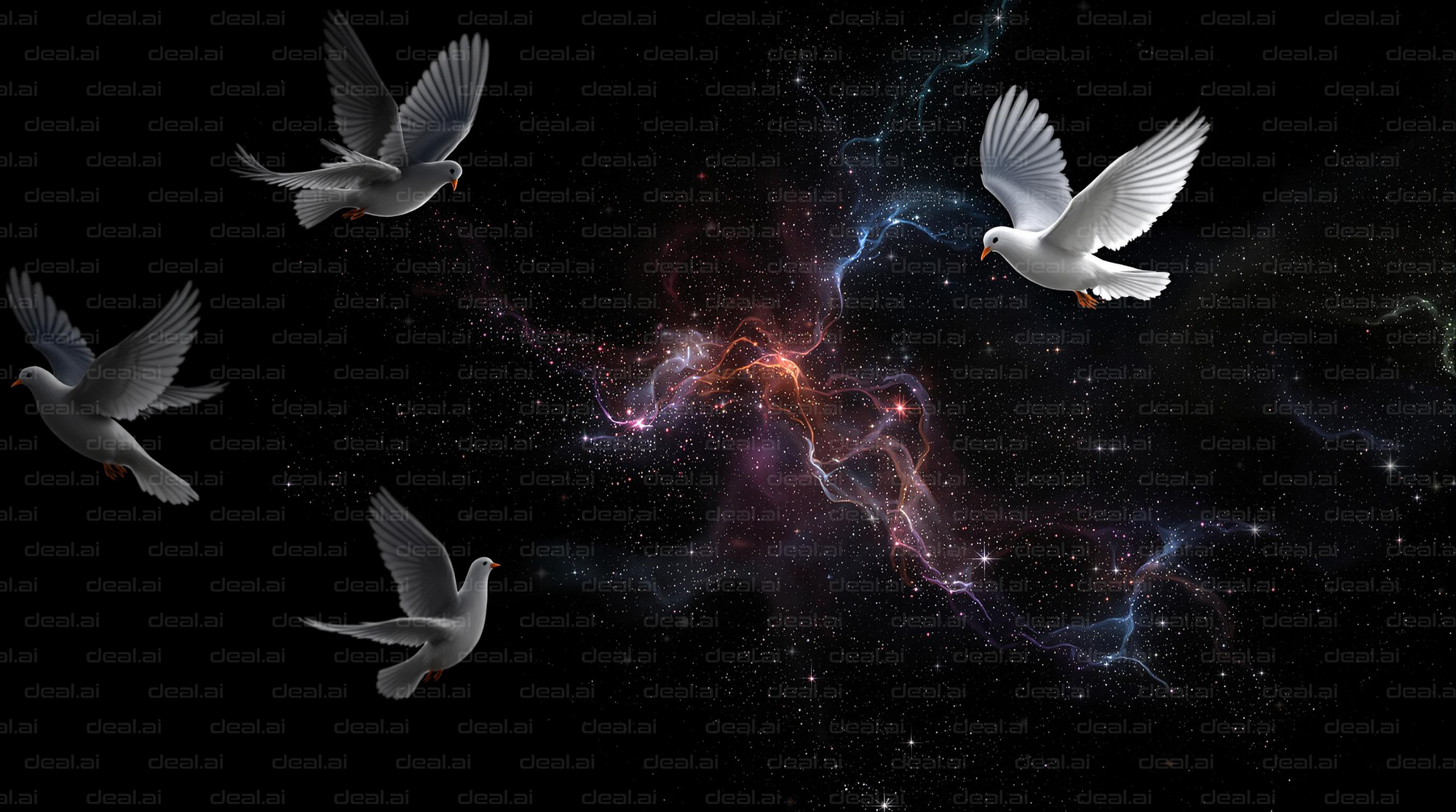 Doves in Cosmic Flight