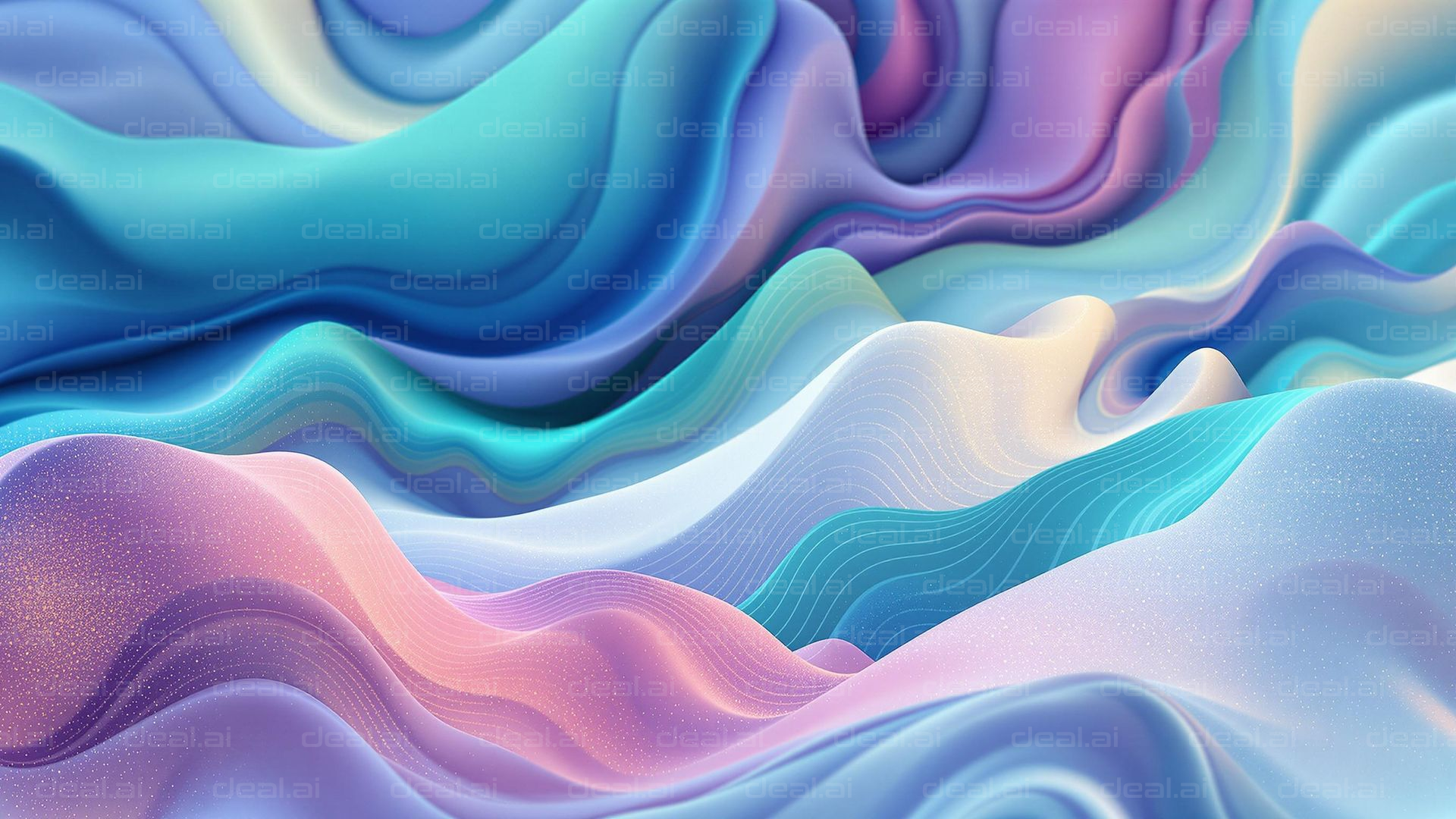Ethereal Colorful Waves