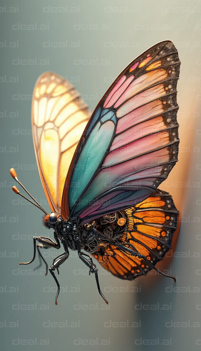 "Mechanical Butterfly Marvel"