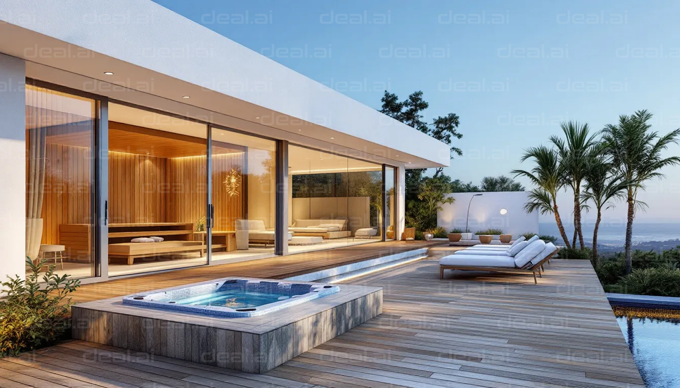 Luxury Terrace with Jacuzzi View