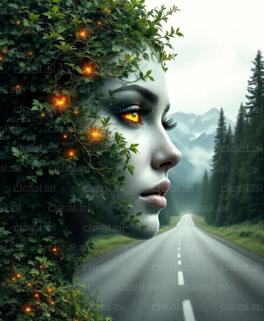 Forest Spirit by the Roadside