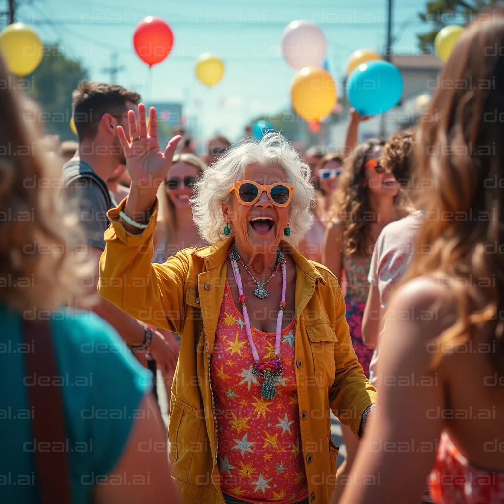 "Joyful Celebration in the Street"