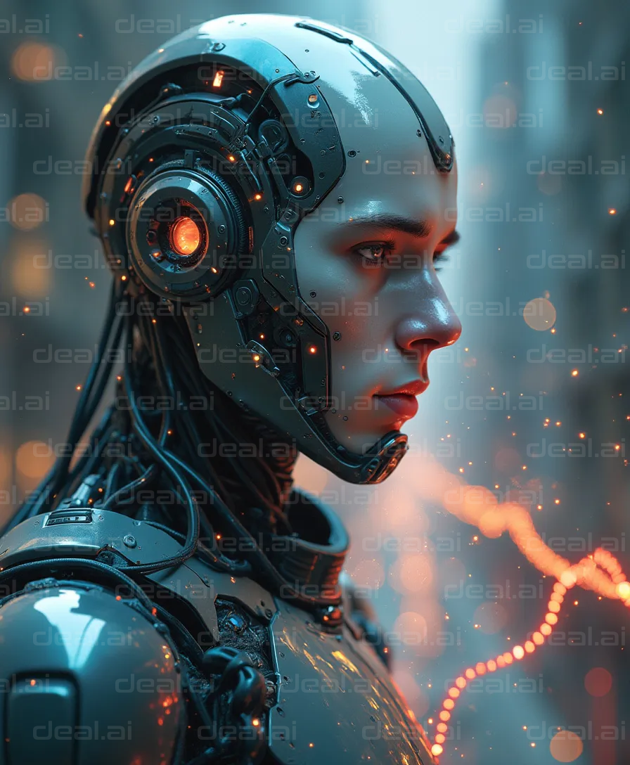 Futuristic Cyborg Profile